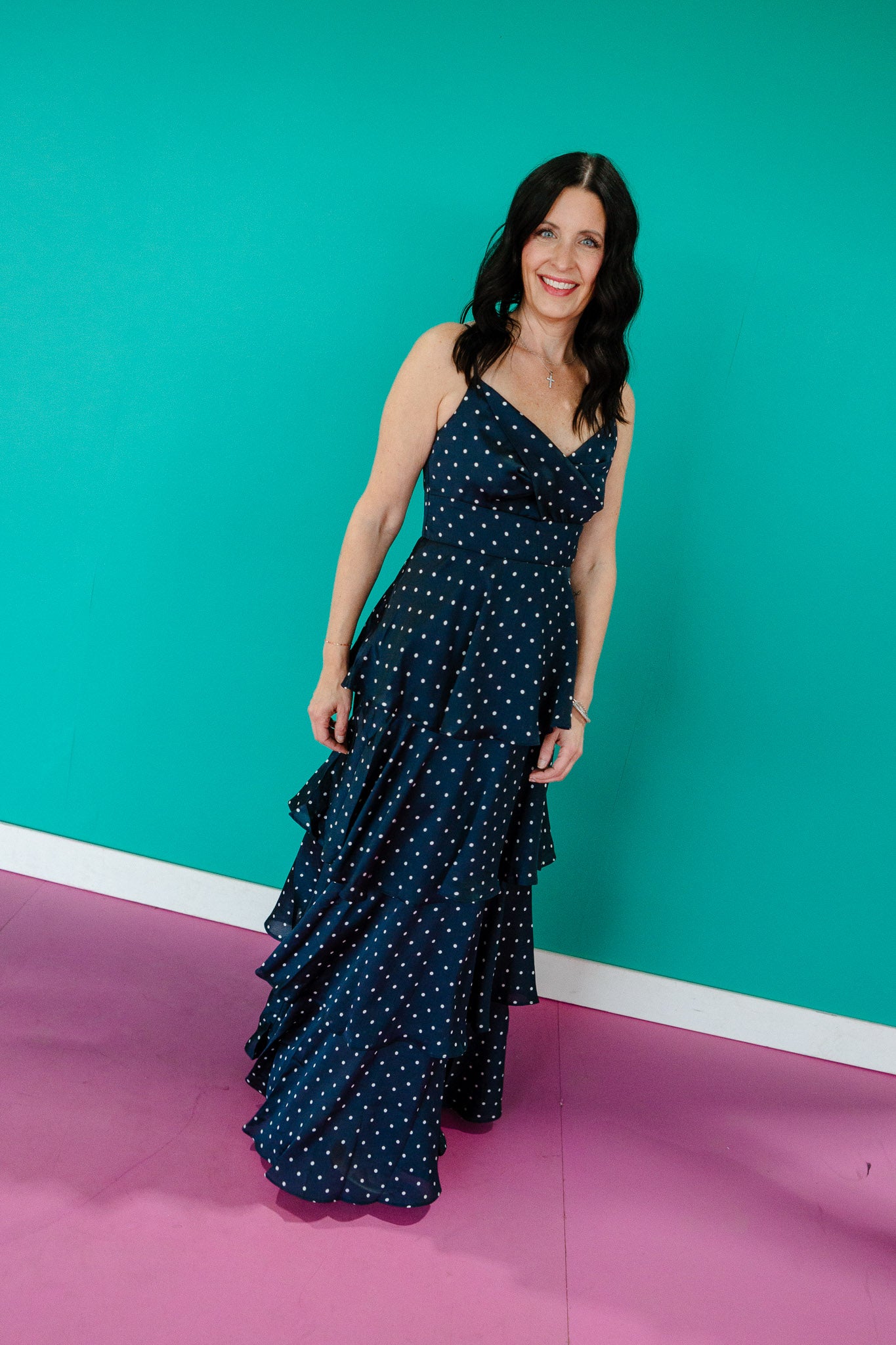 Miley Cami Maxi Dress - Navy