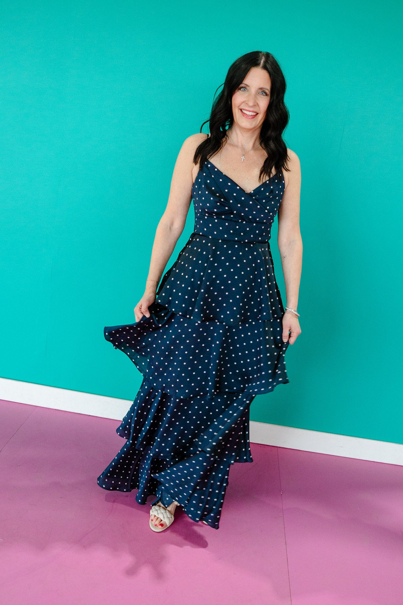Miley Cami Maxi Dress - Navy