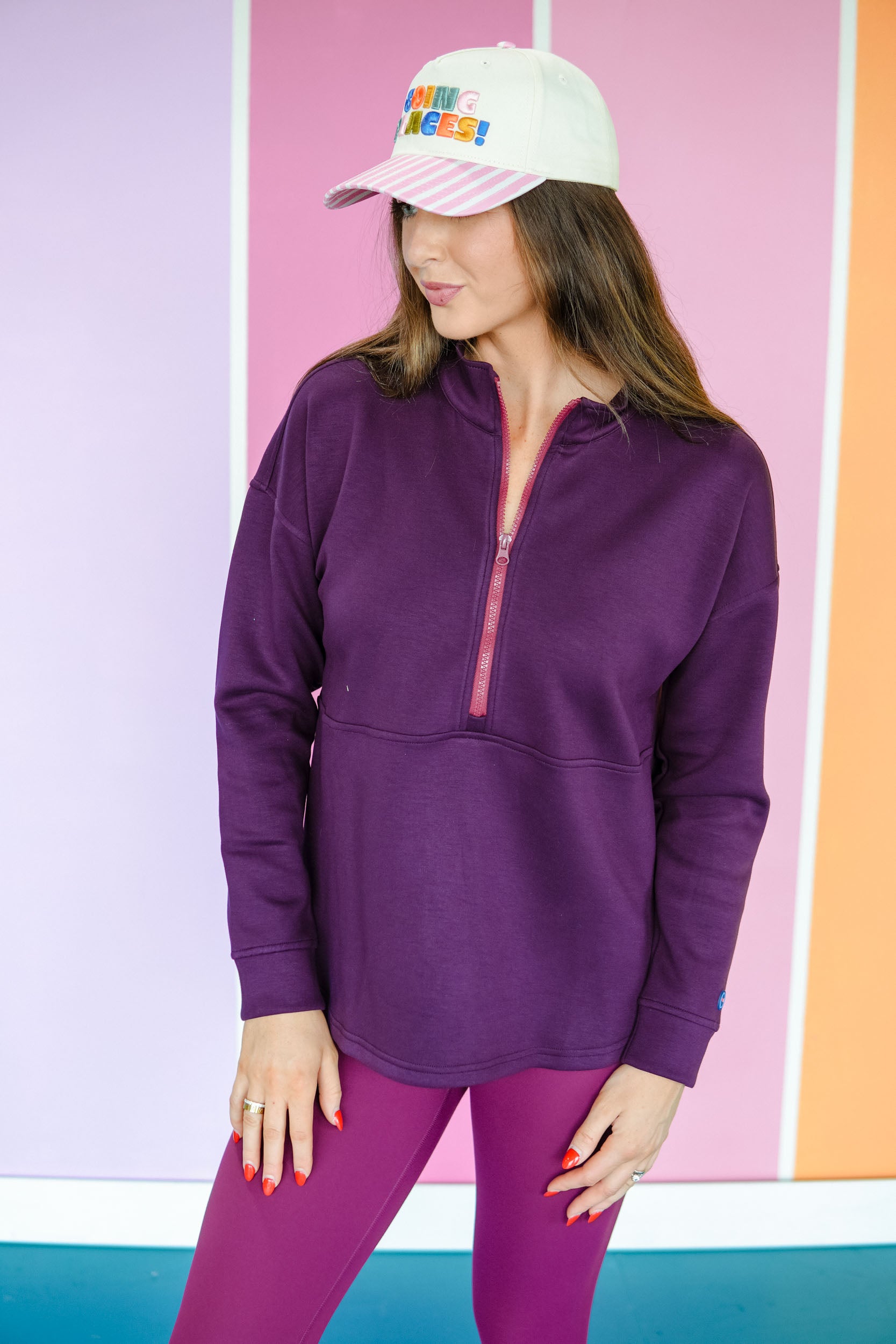[Ellevate Basic] Adela 3.0 Pullover - Smoked Grape + Dark Amethyst