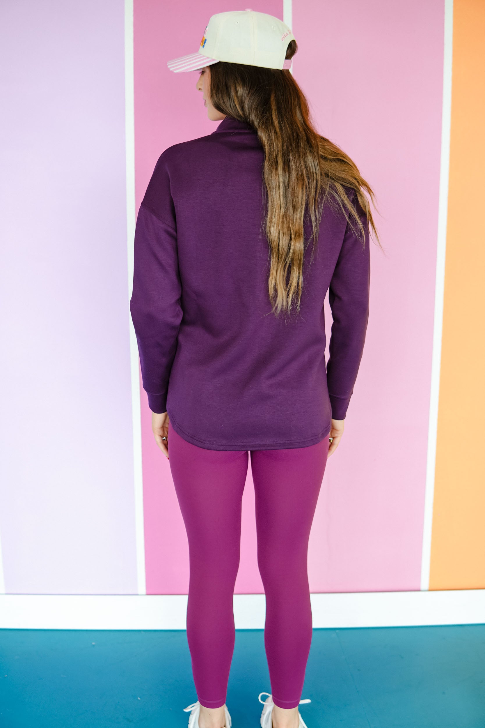 [Ellevate Basic] Adela 3.0 Pullover - Smoked Grape + Dark Amethyst