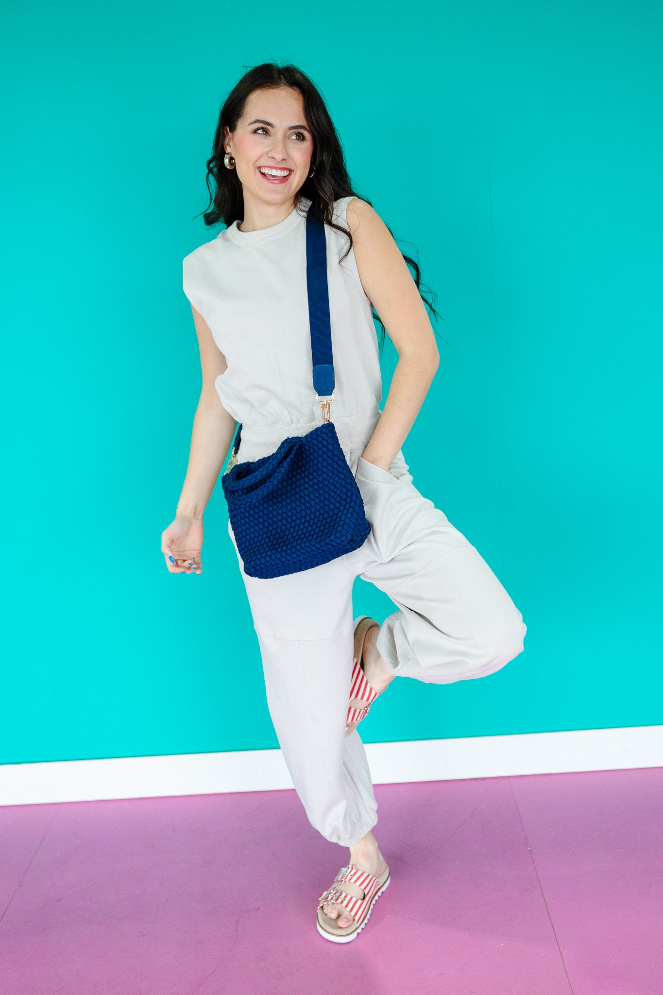 Neely Drawstring Waist Jumpsuit