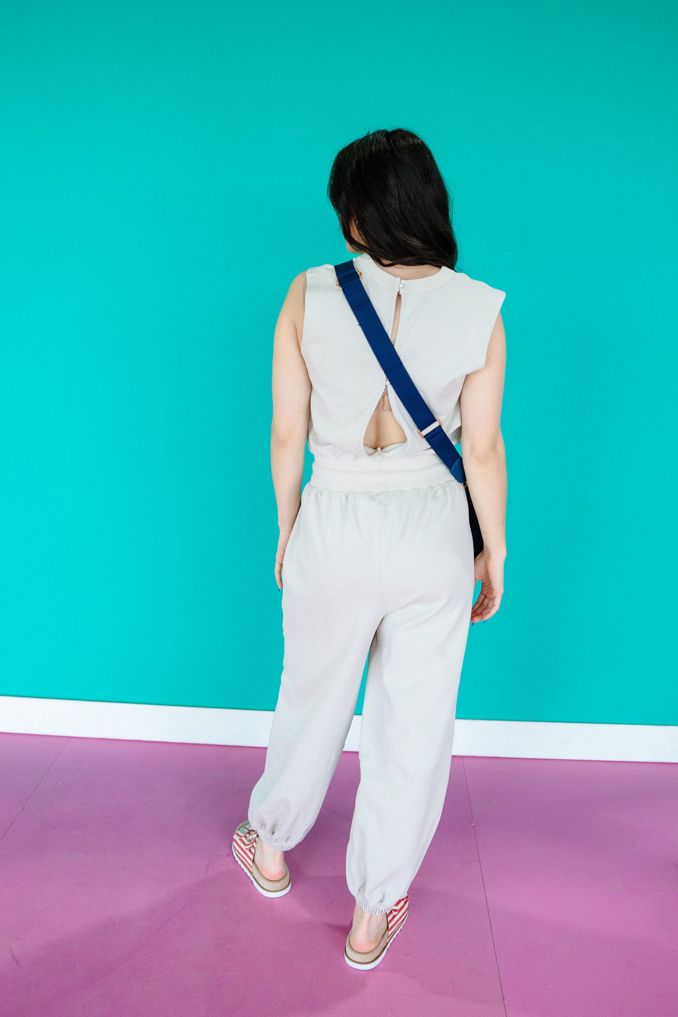Neely Drawstring Waist Jumpsuit