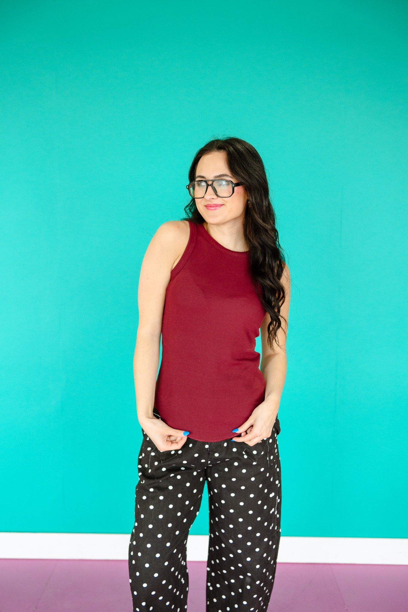 Molly High Neck Tank