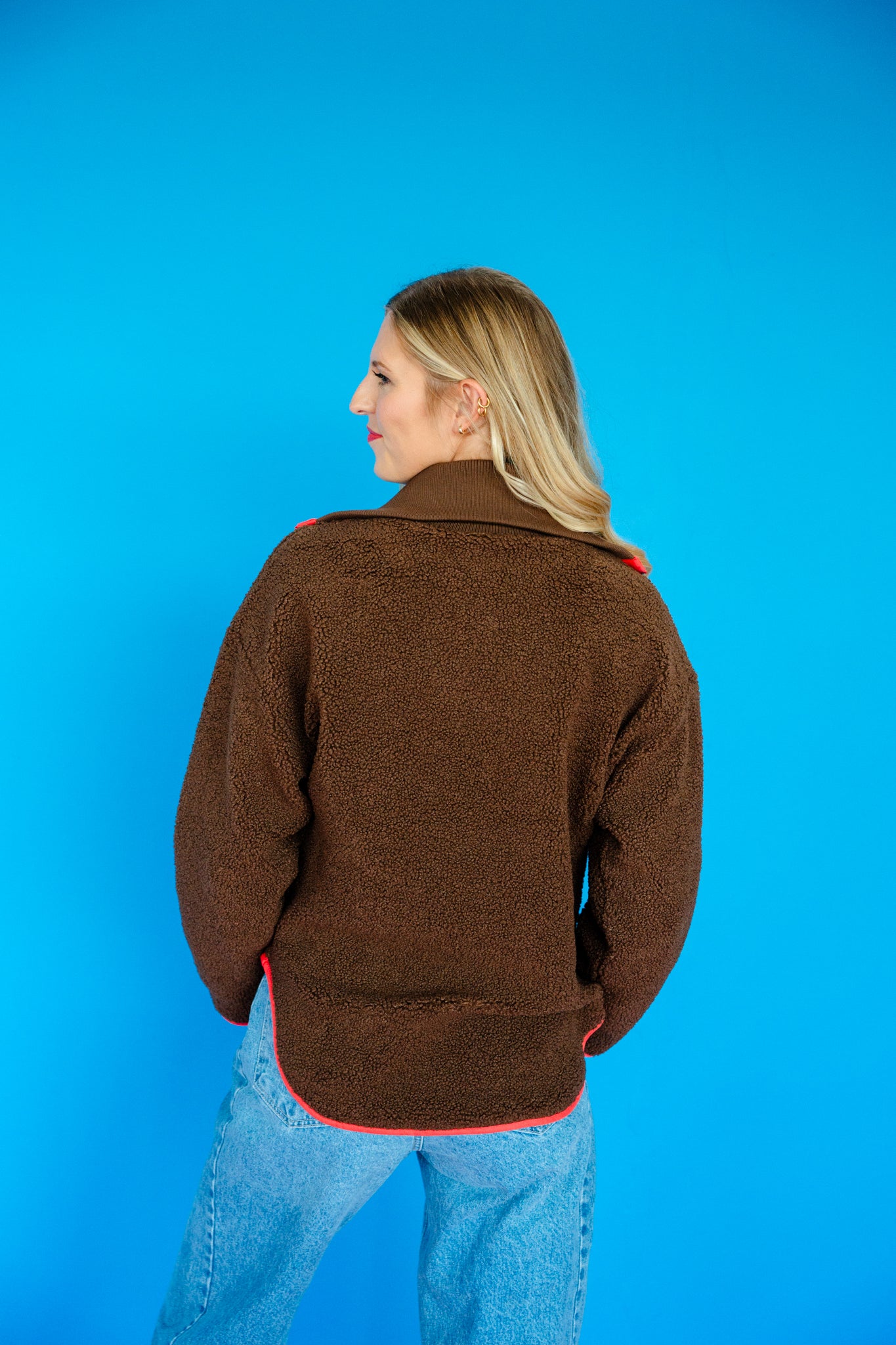 [Ellevate Basics] Aggie Sherpa Pullover