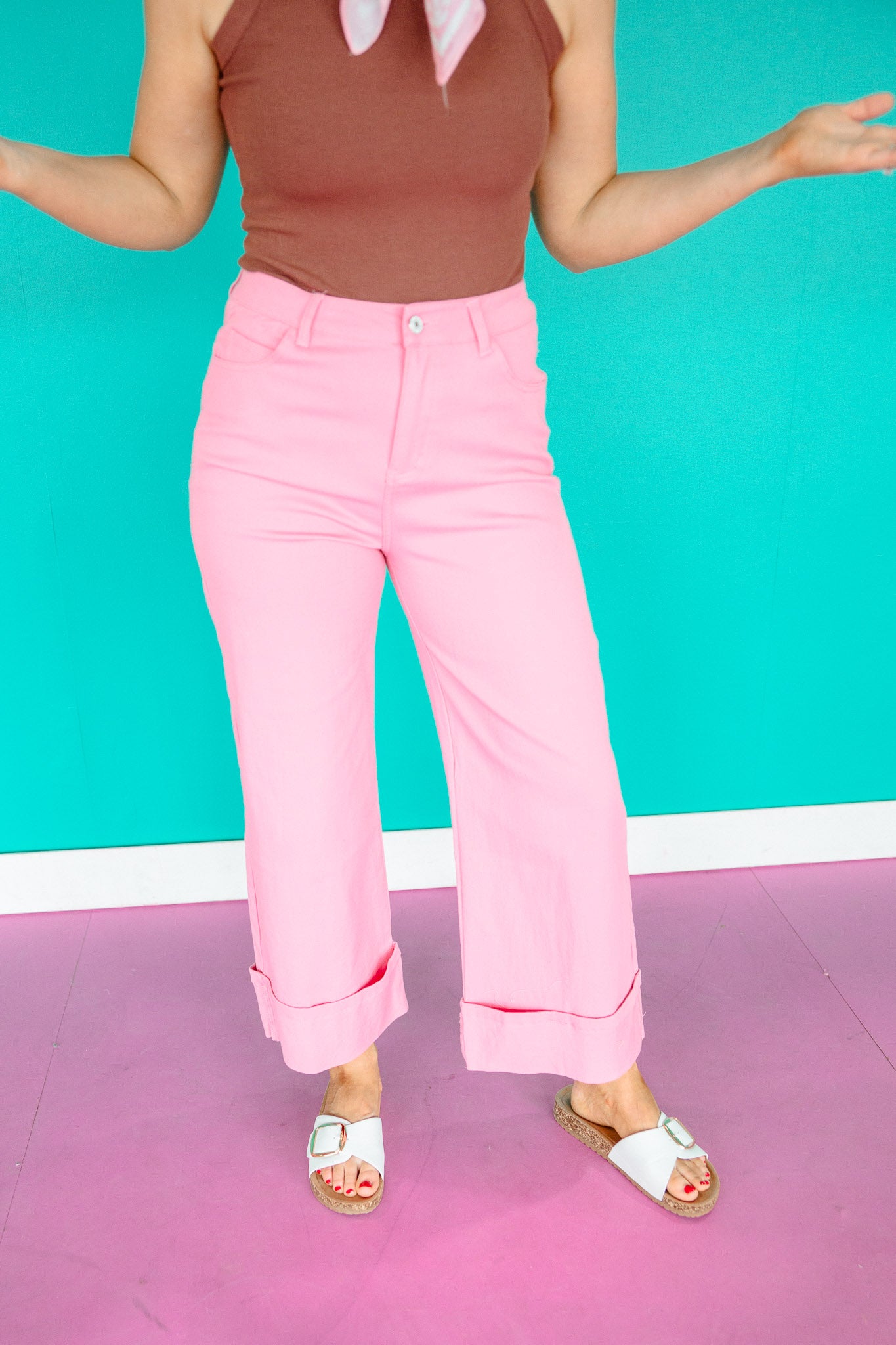Sheila Cuffed Hem Pants