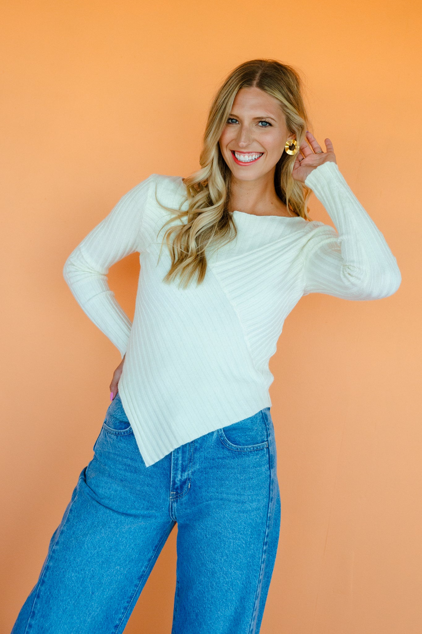 Penny Ribbed Sweater