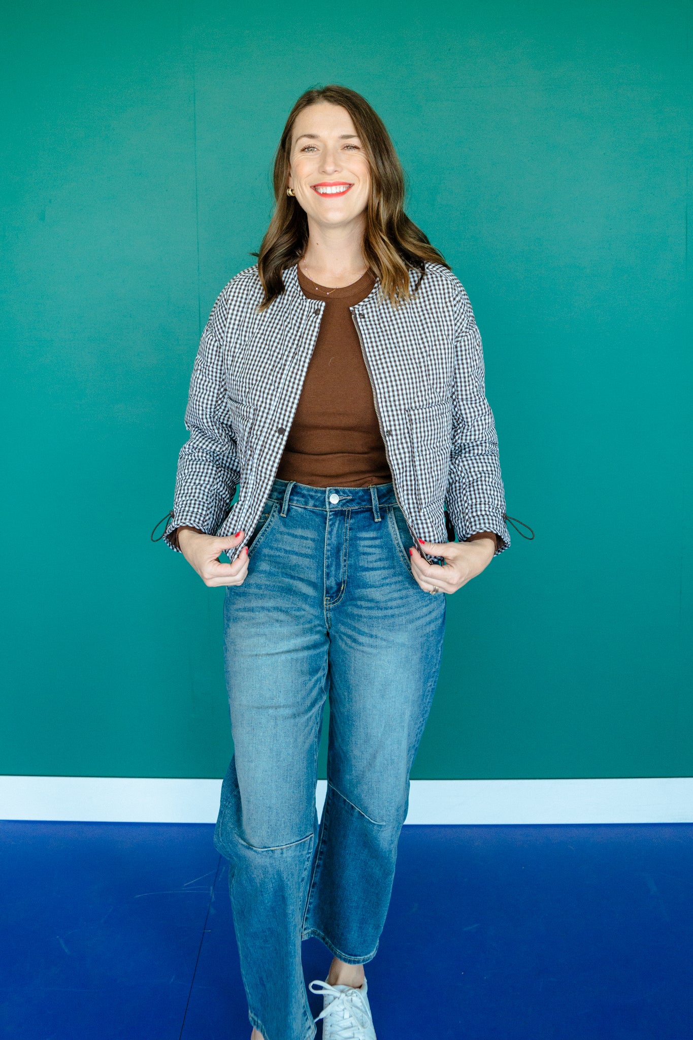 Ashton Checkered Puffer Jacket