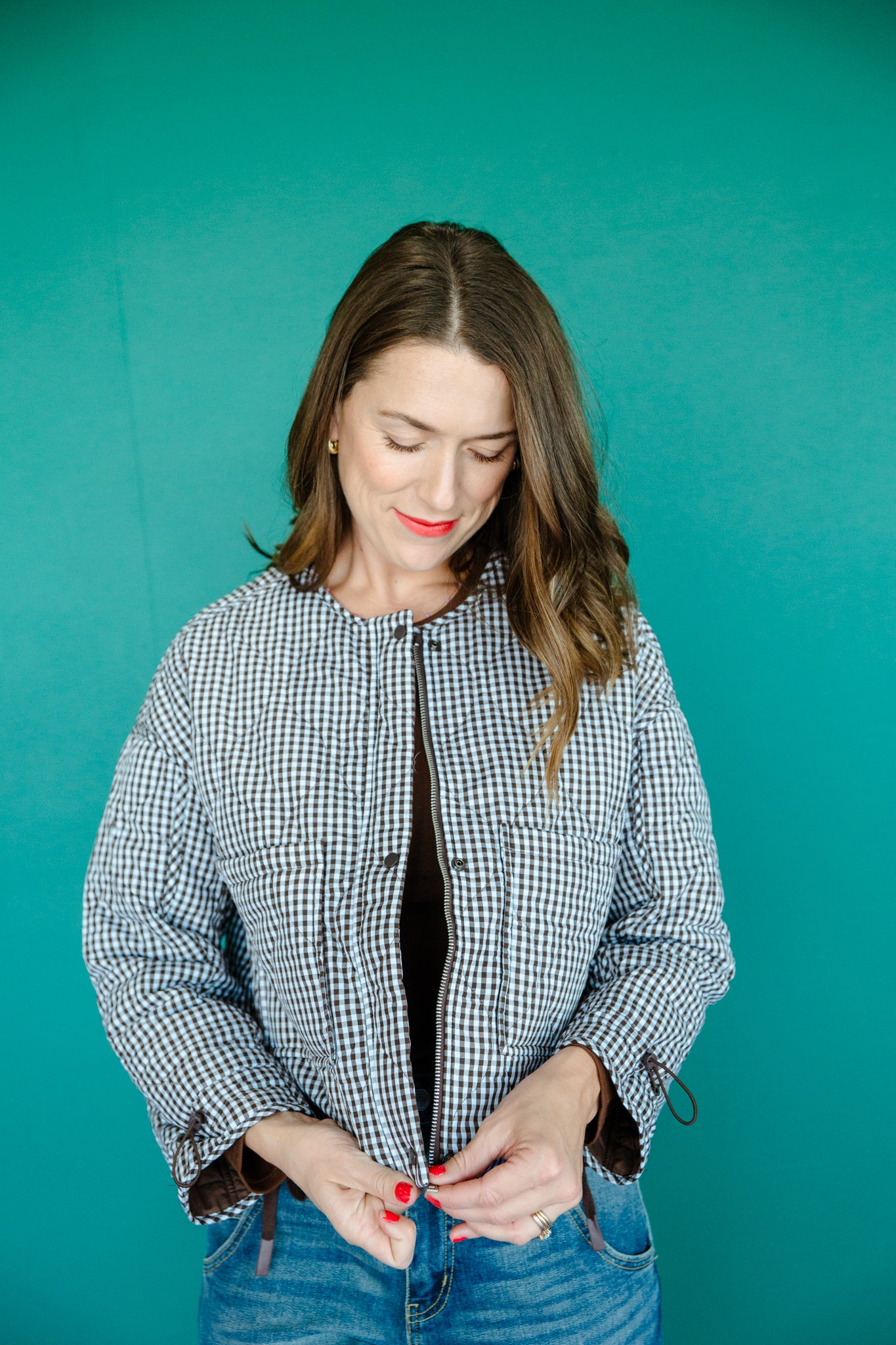 Ashton Checkered Puffer Jacket