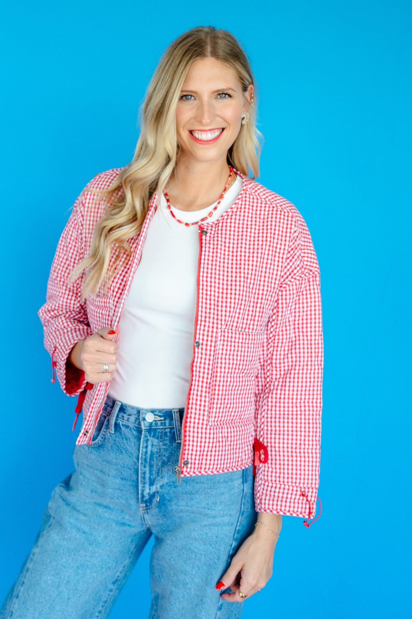 Ashton Checkered Puffer Jacket