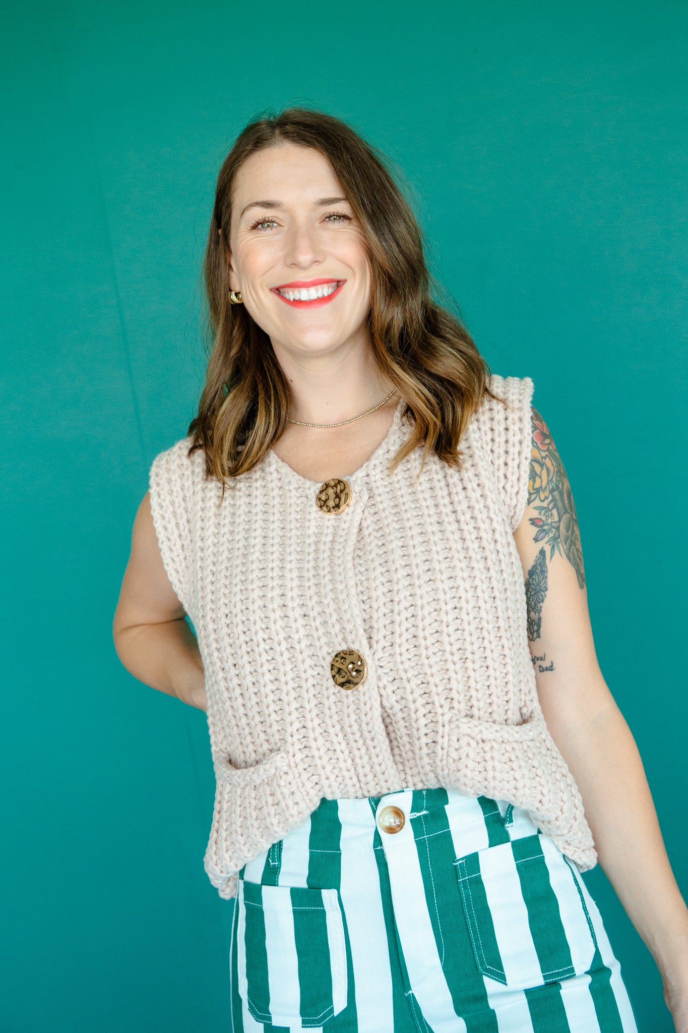 Mattie Chunky Sweater Vest