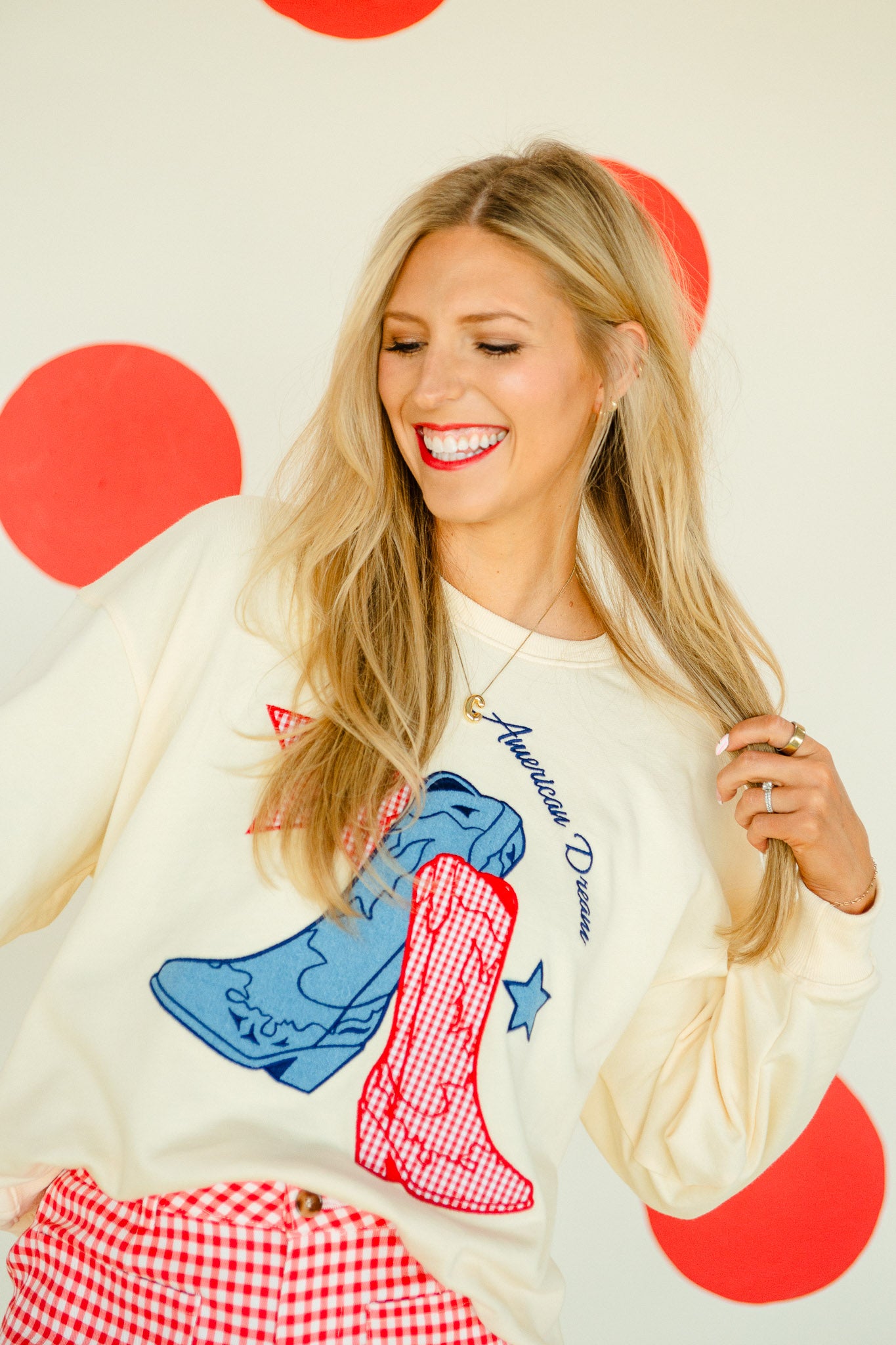 American Dream Graphic Sweatshirt - Banana