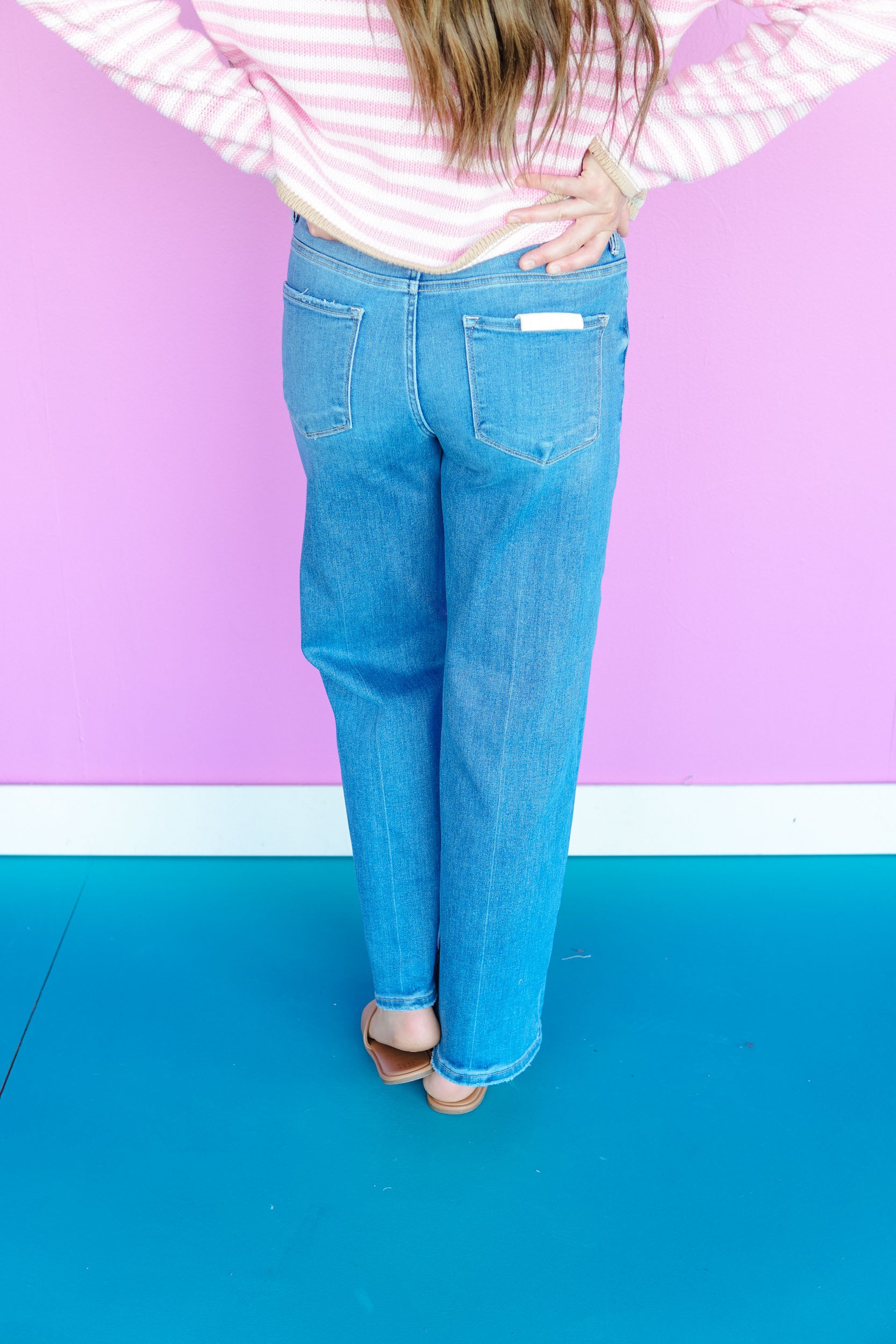 [Risen] Mira High Rise Jeans - Light Wash