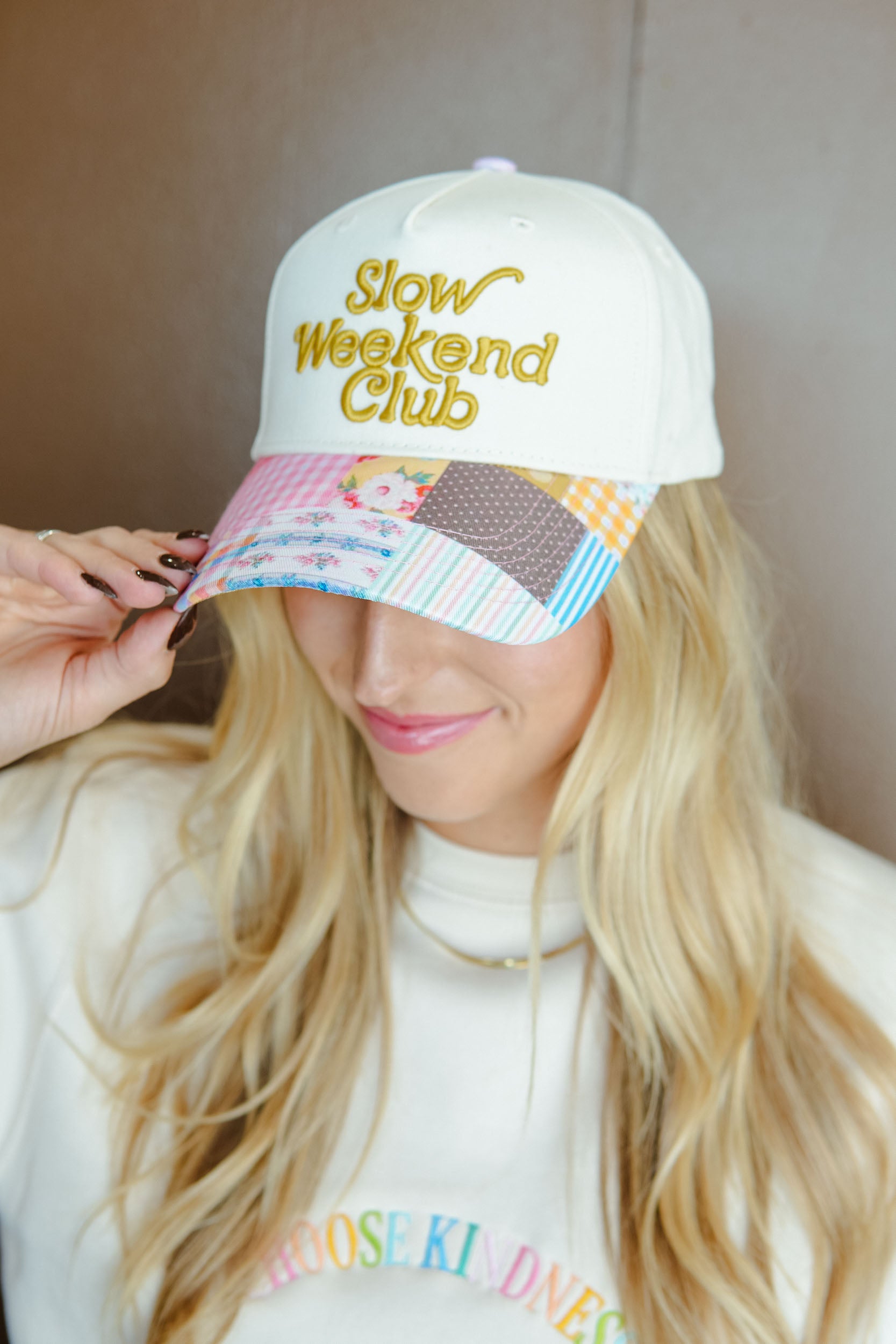 Slow Weekend Club Trucker Hat - Patchwork