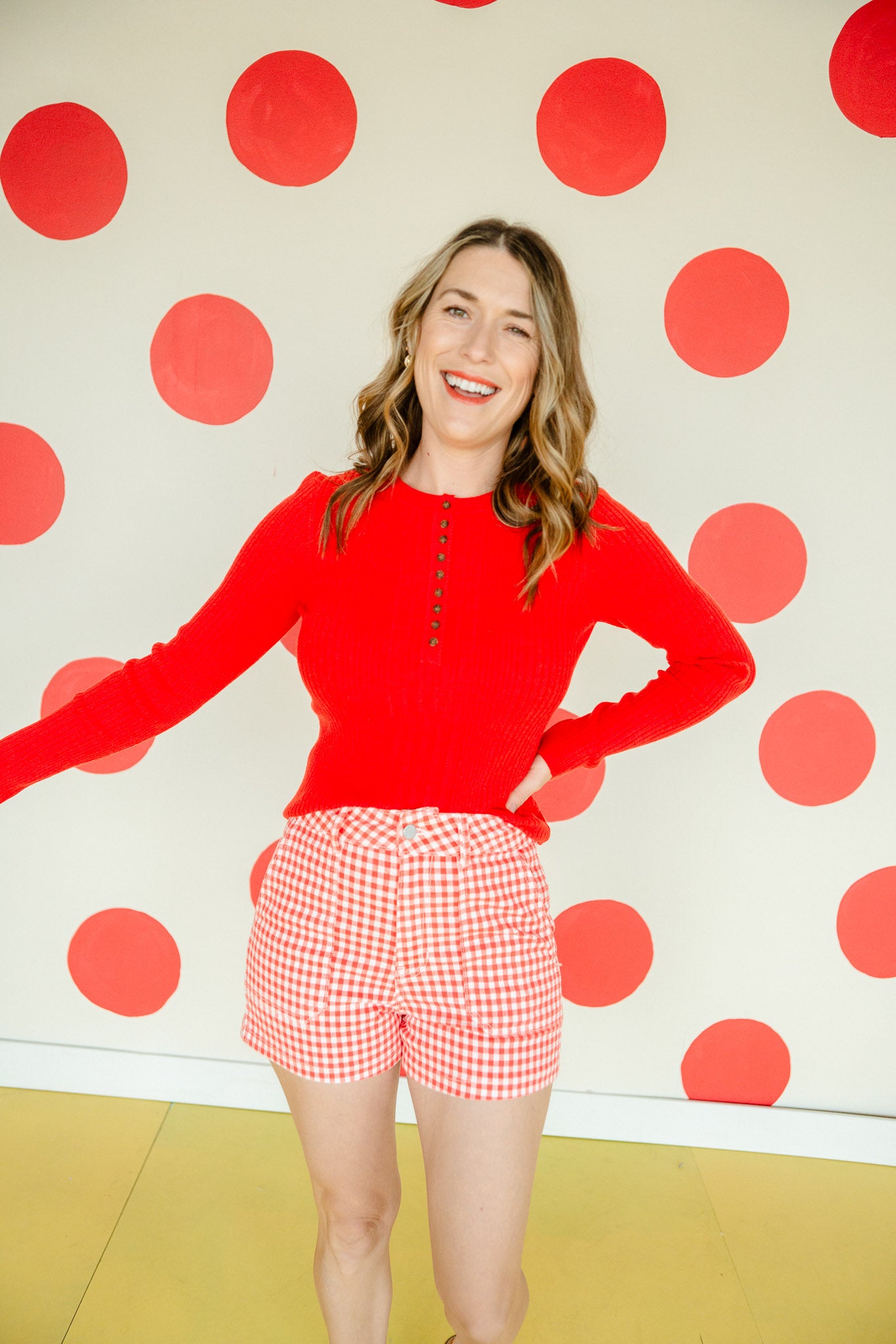 Kailey Lightweight Sweater - Geranium