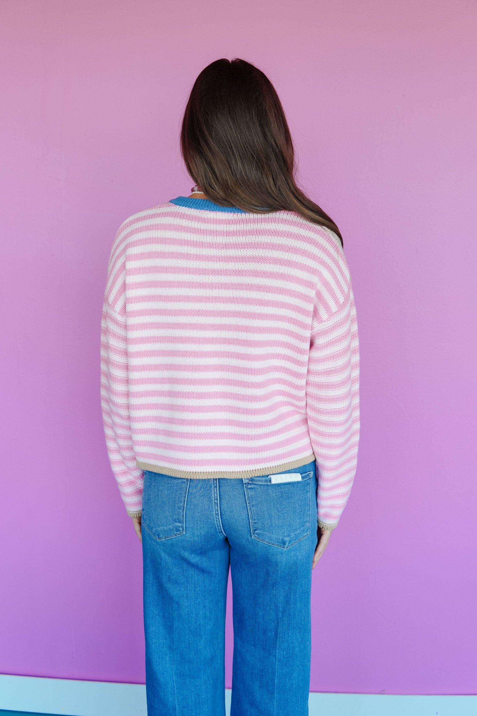Marcie Stripe Colorblock Sweater