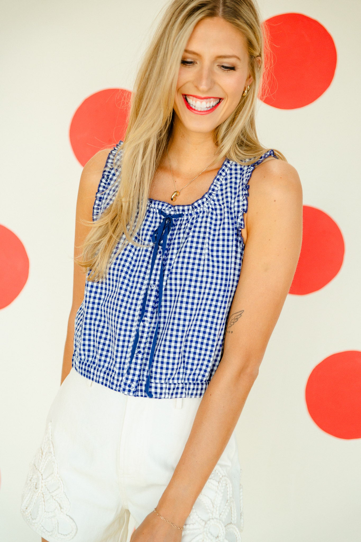 Blakely Gingham Tank