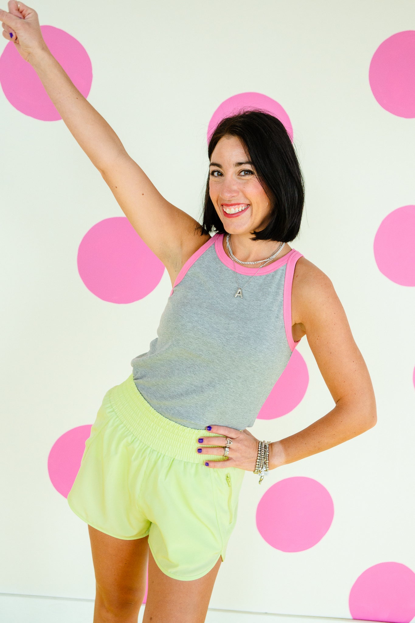 [Ellevate Basics] Carmen Ribbed Colorblock Tank