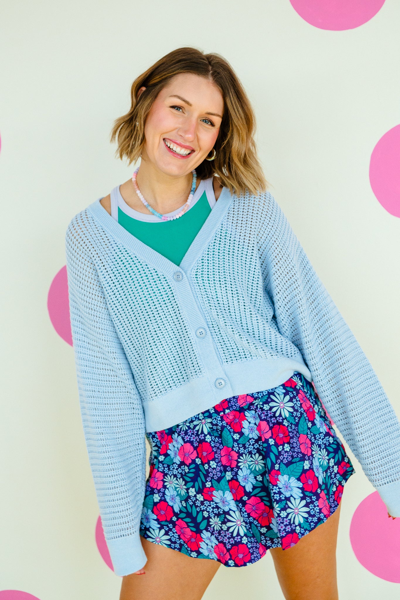 Coastal Open Knit Cardigan