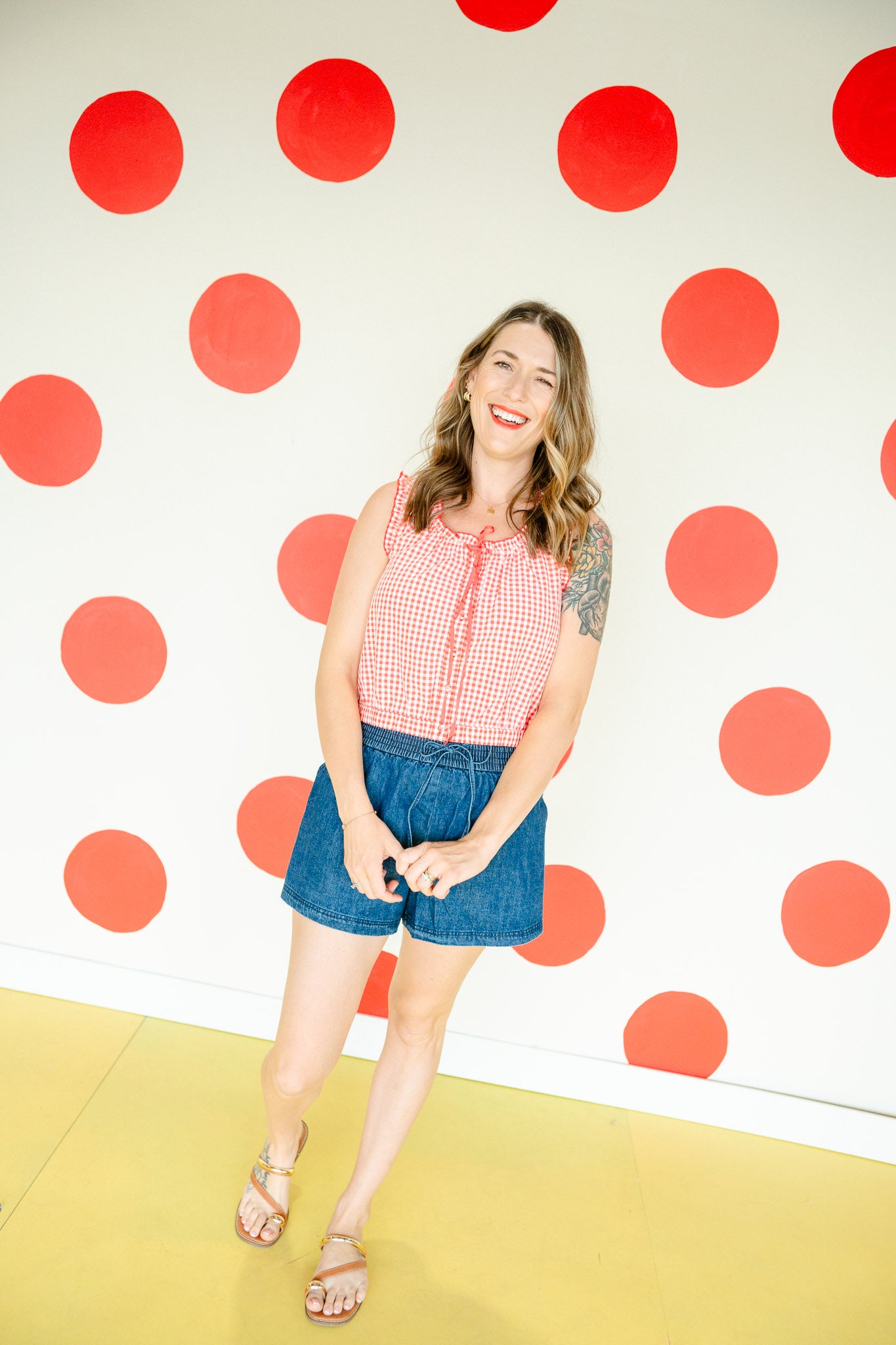 Blakely Gingham Tank
