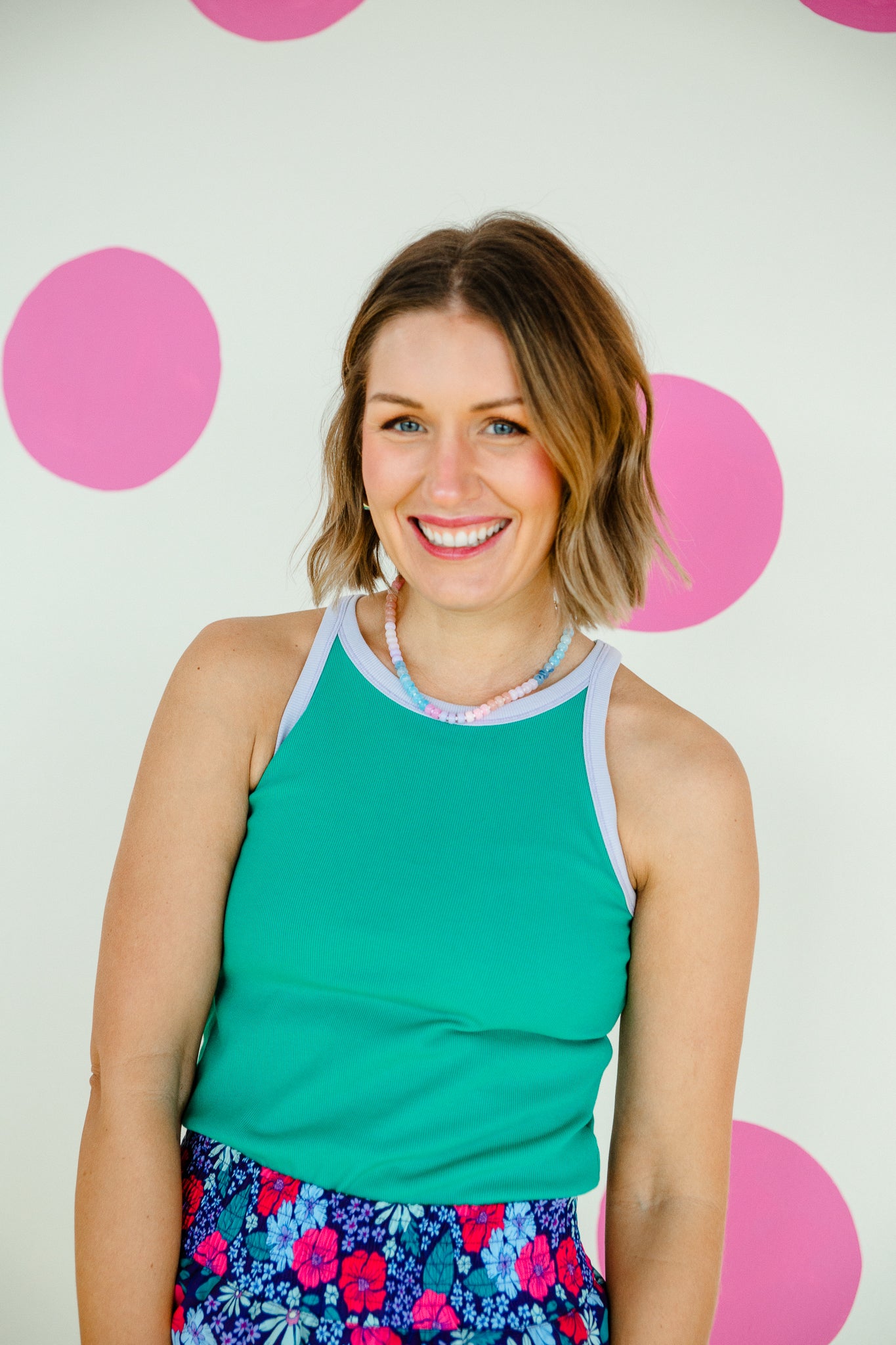 [Ellevate Basics] Carmen Ribbed Colorblock Tank