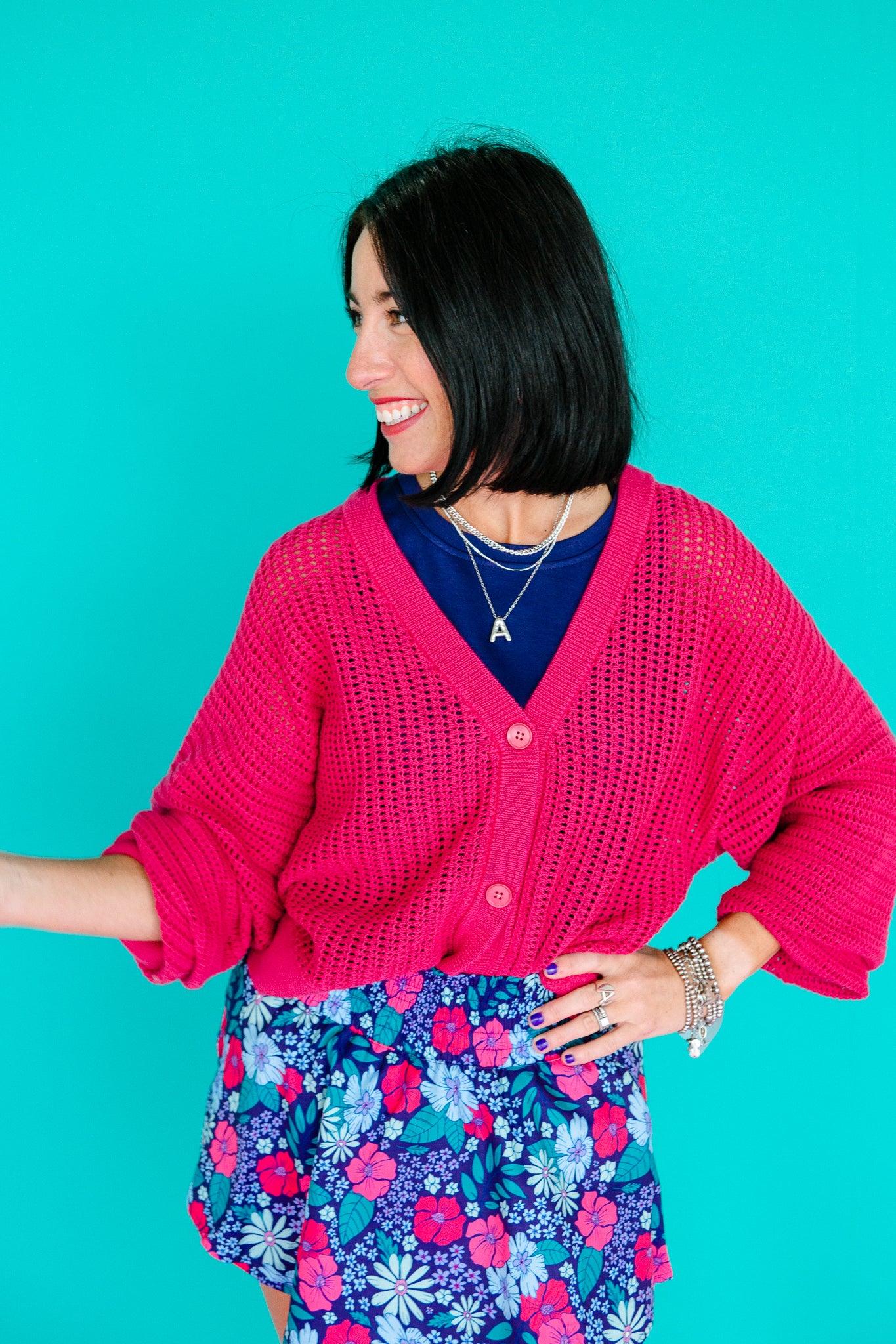 Coastal Open Knit Cardigan