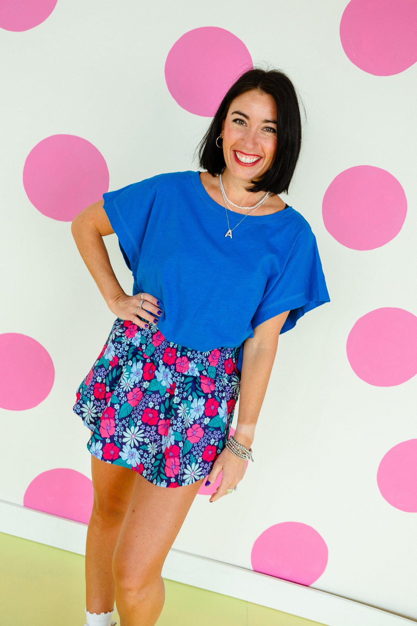 Anna Open Back Slub Tee