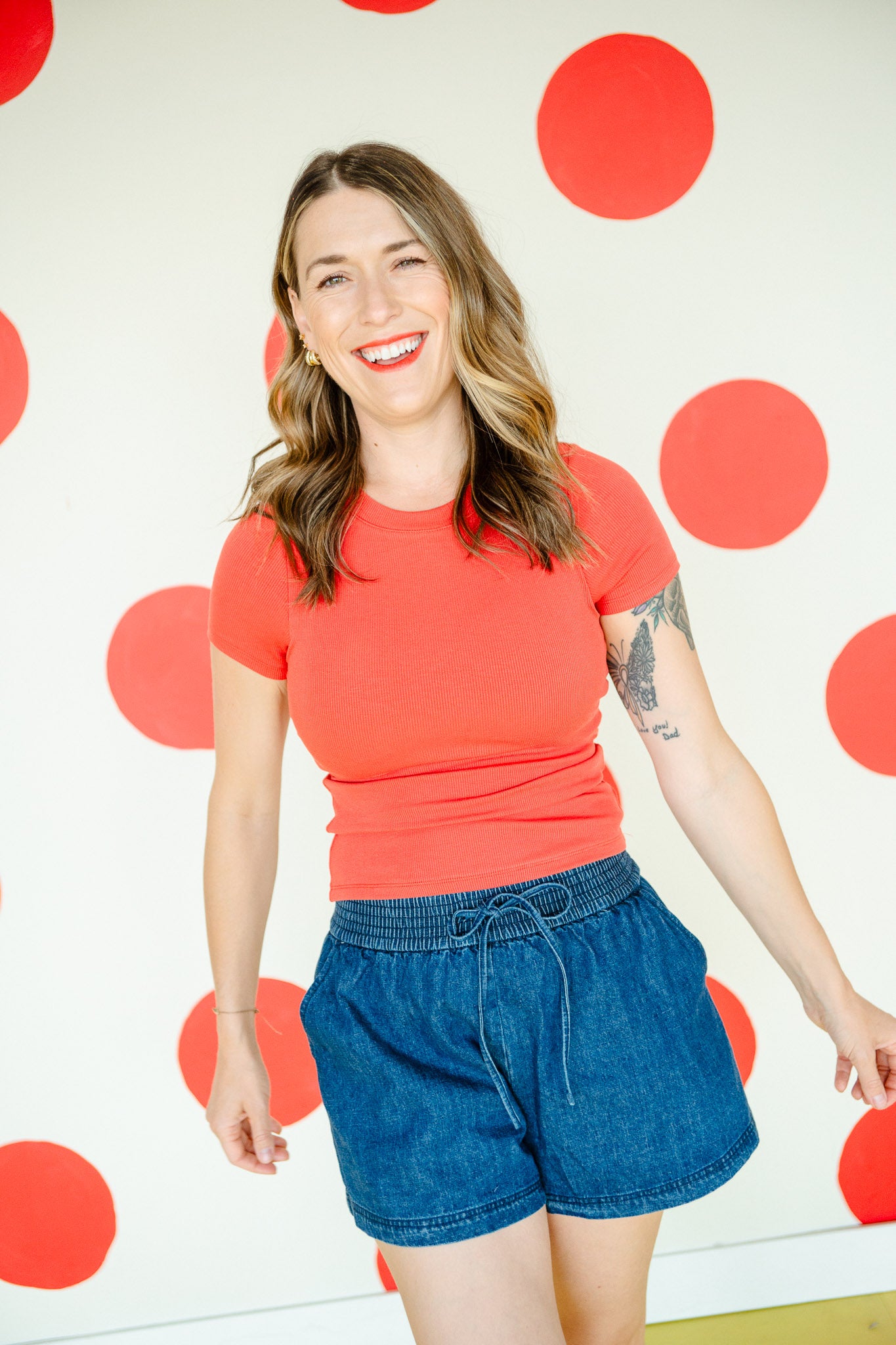 Denver Ribbed Short Sleeve Tee