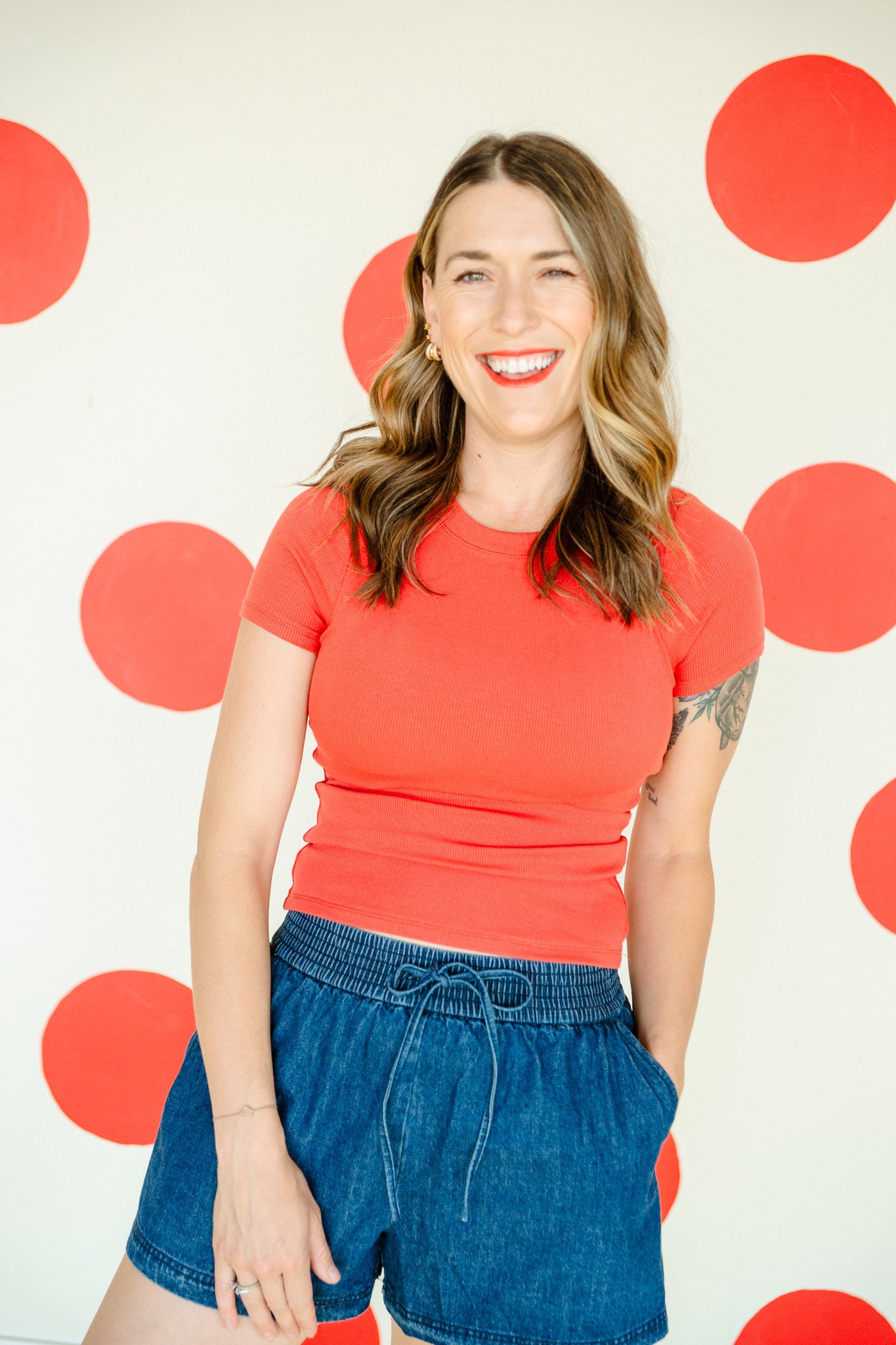Denver Ribbed Short Sleeve Tee
