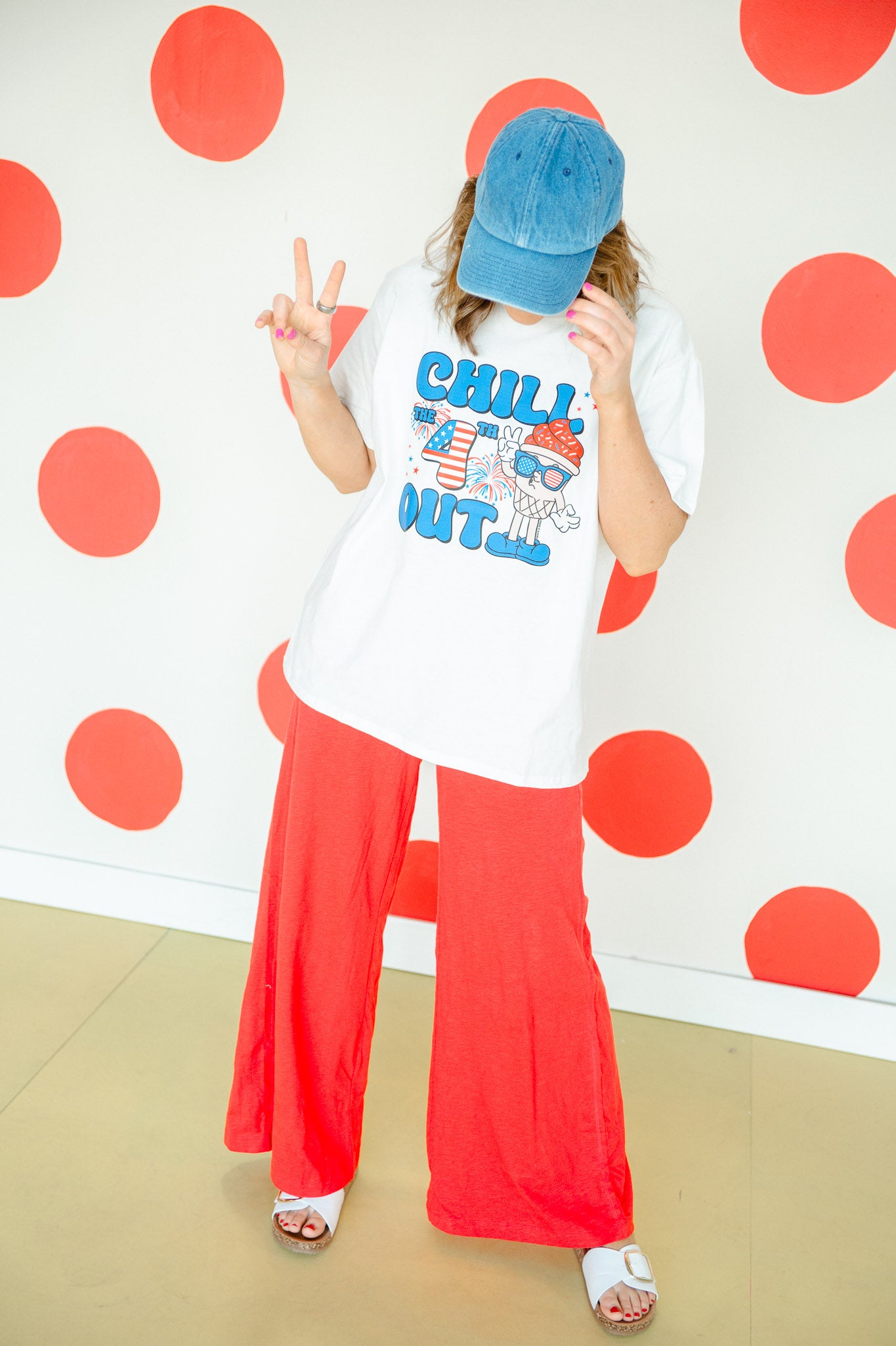 Chill Out Graphic Tee - Soft White/Ivory