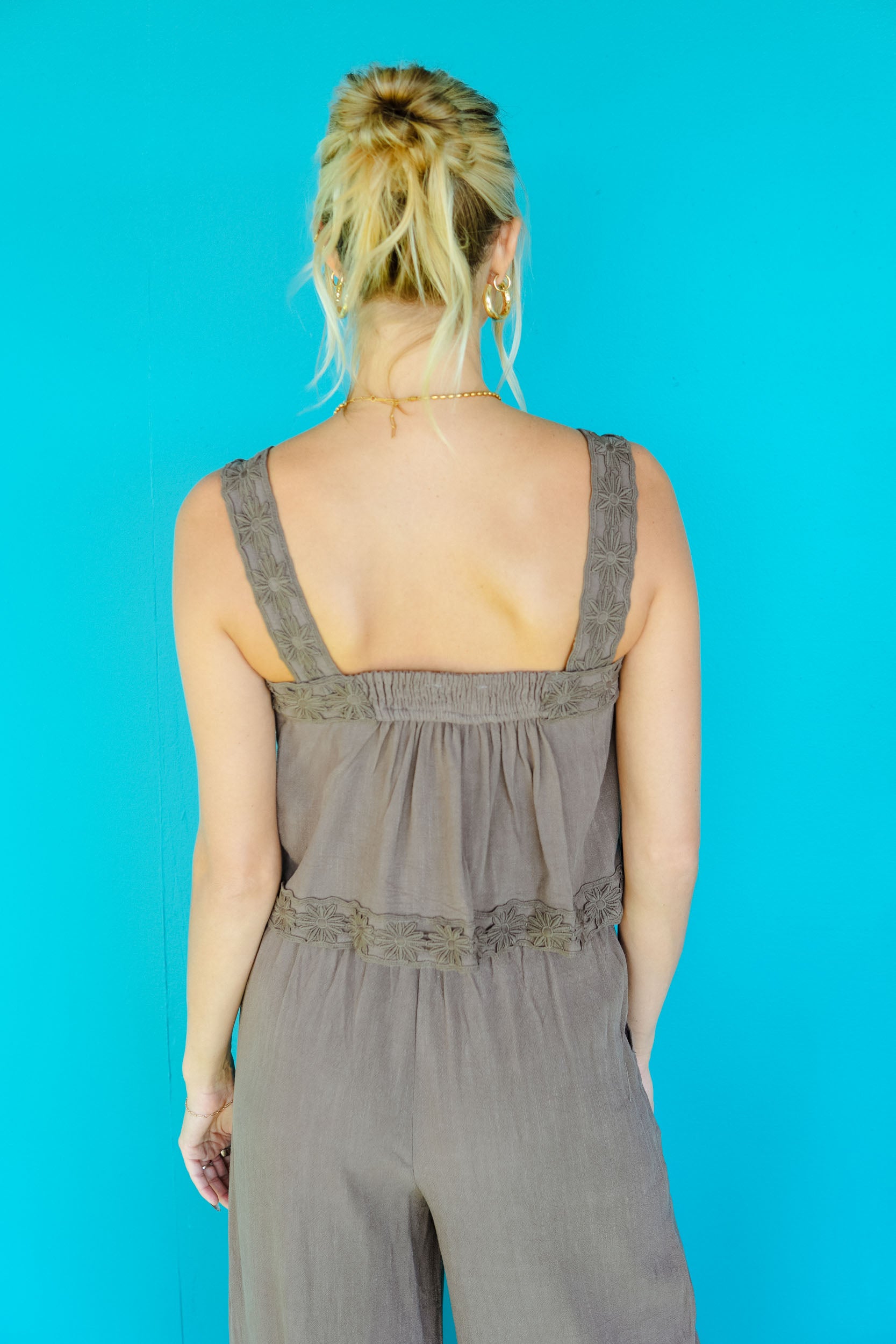 Mocha Moon Pant Set - Cool Brown