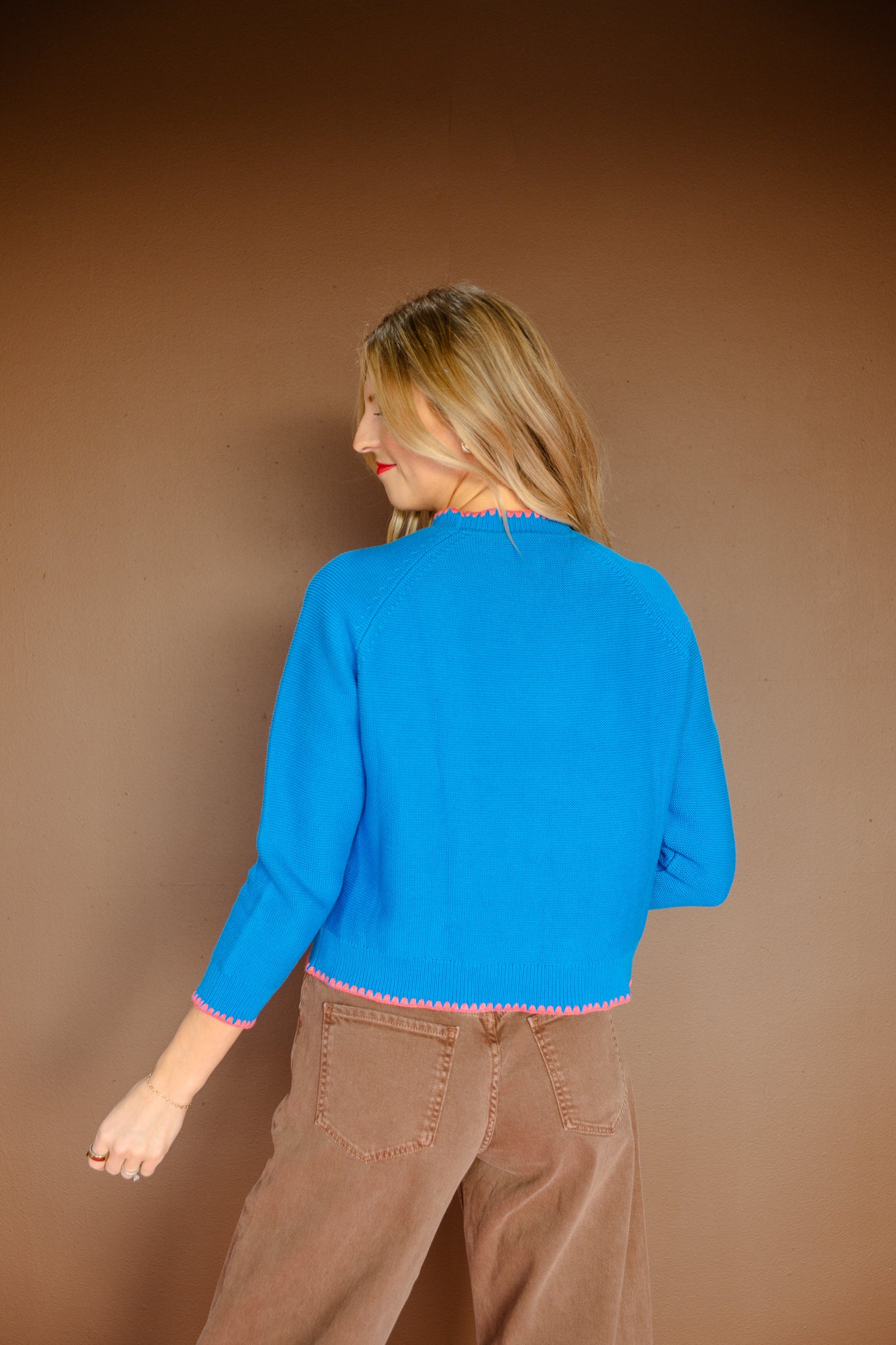 [Ellevate Basics] Daphne Decorative Stitch Sweater