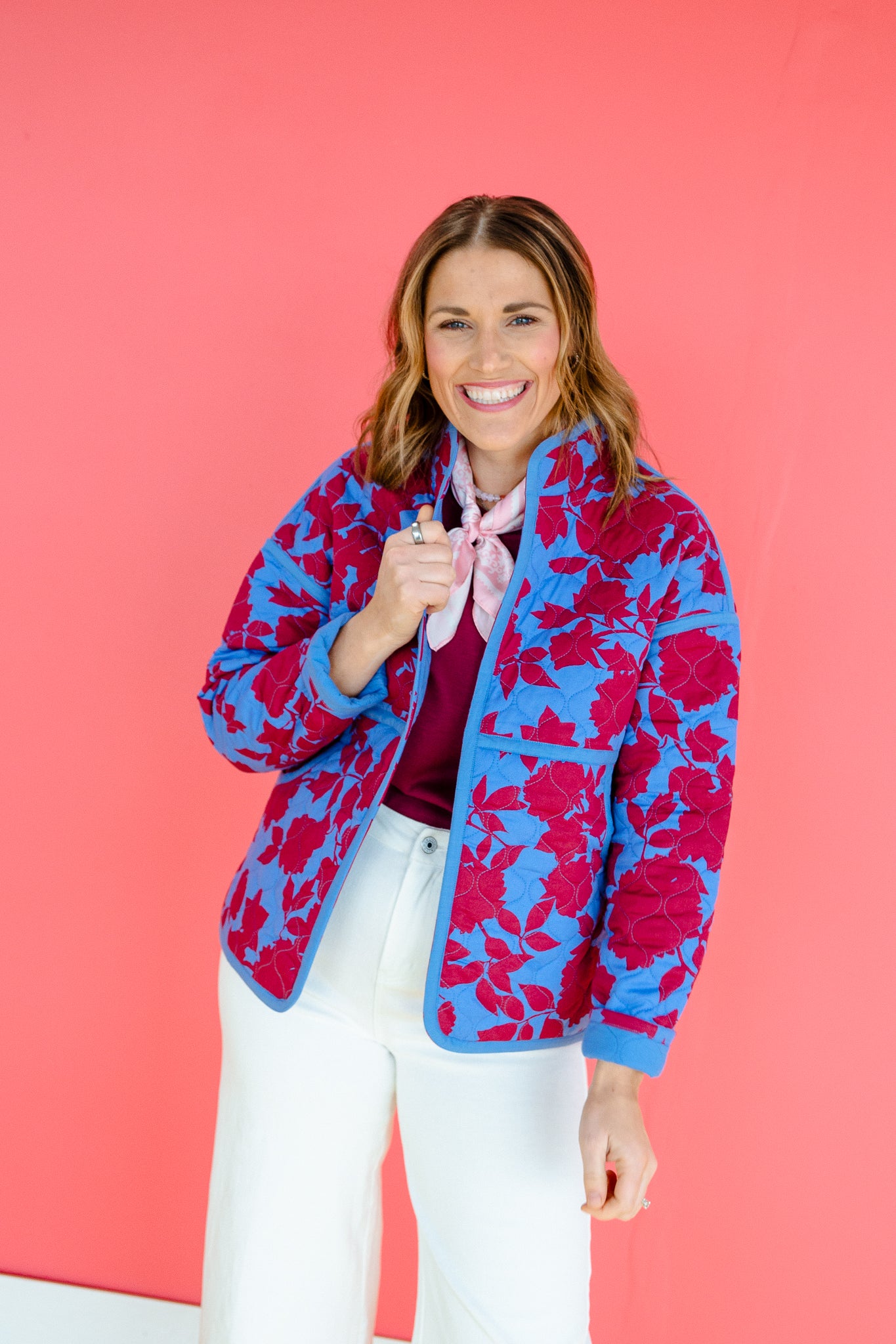 [Ellevate Basics] Clare Reversible Quilted Jacket