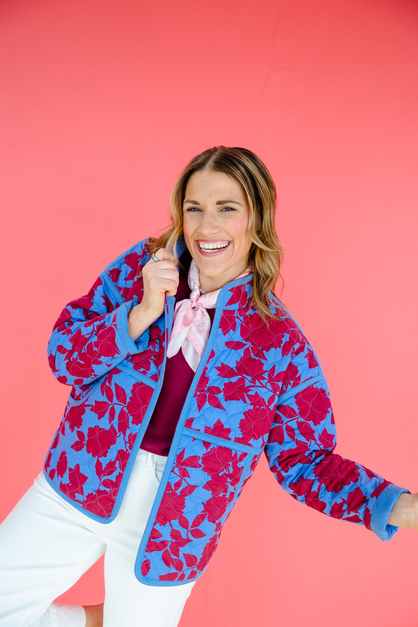 [Ellevate Basics] Clare Reversible Quilted Jacket