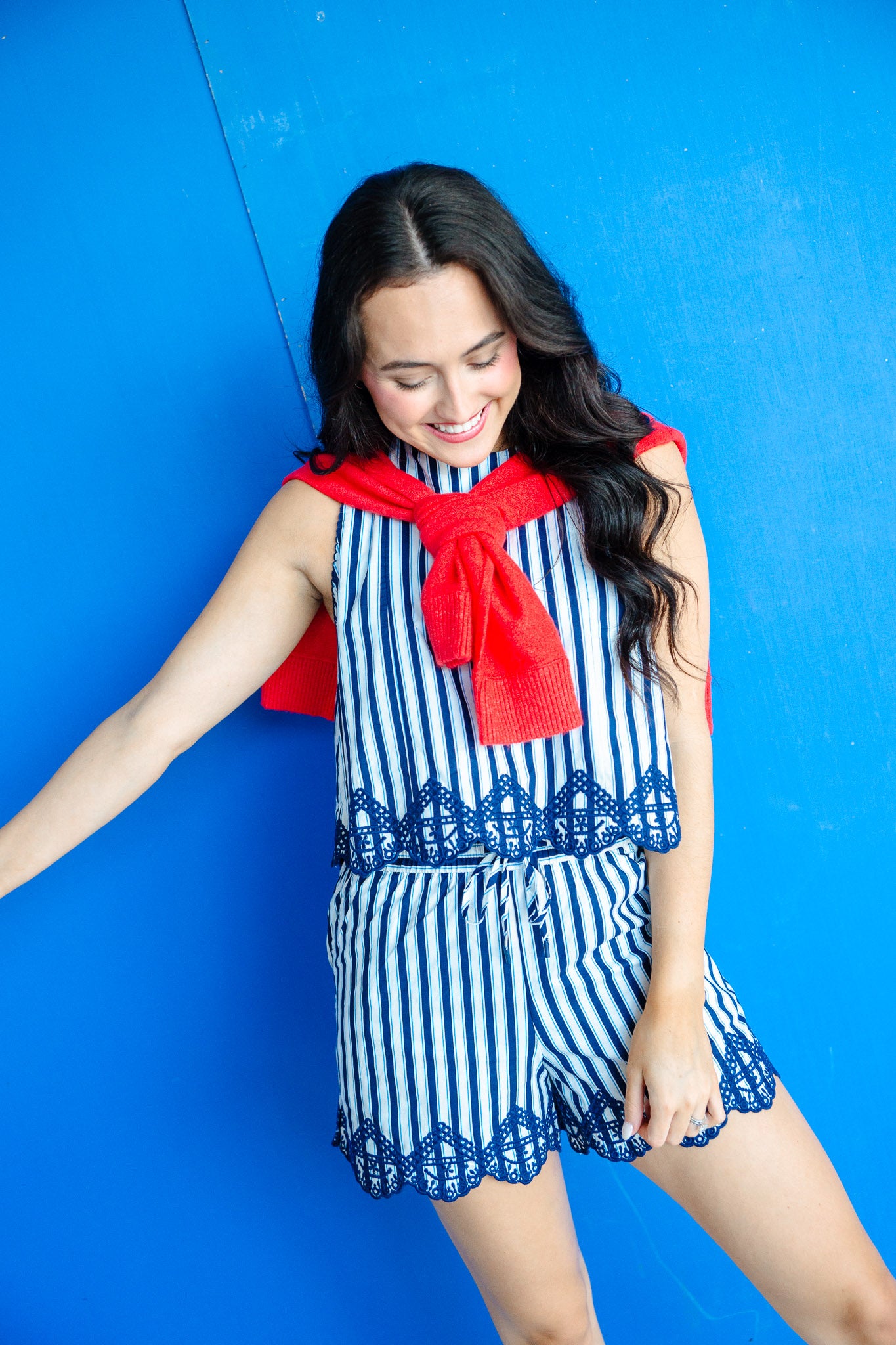 Joanne Striped Shorts