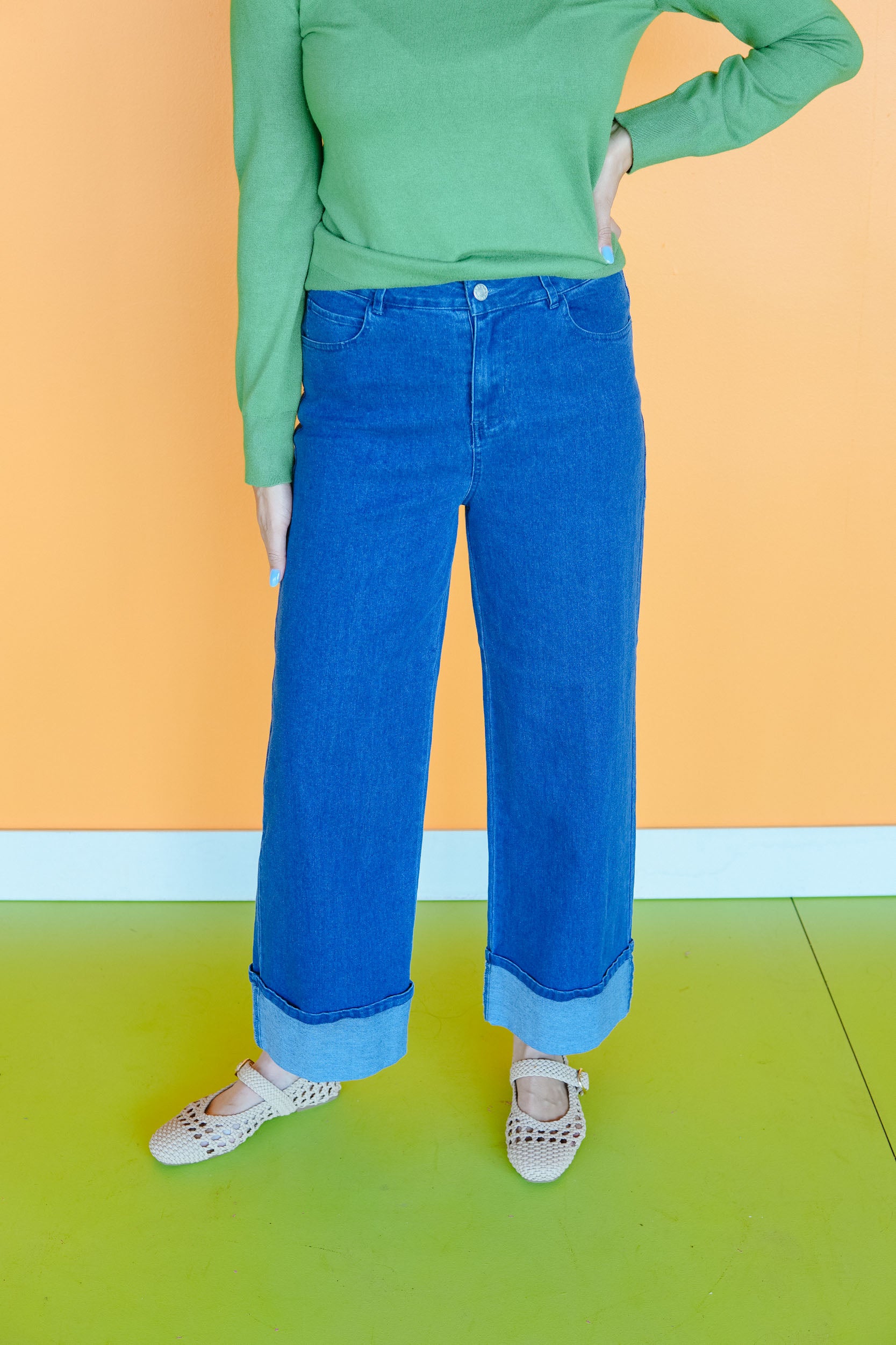 Sheila Cuffed Hem Pants