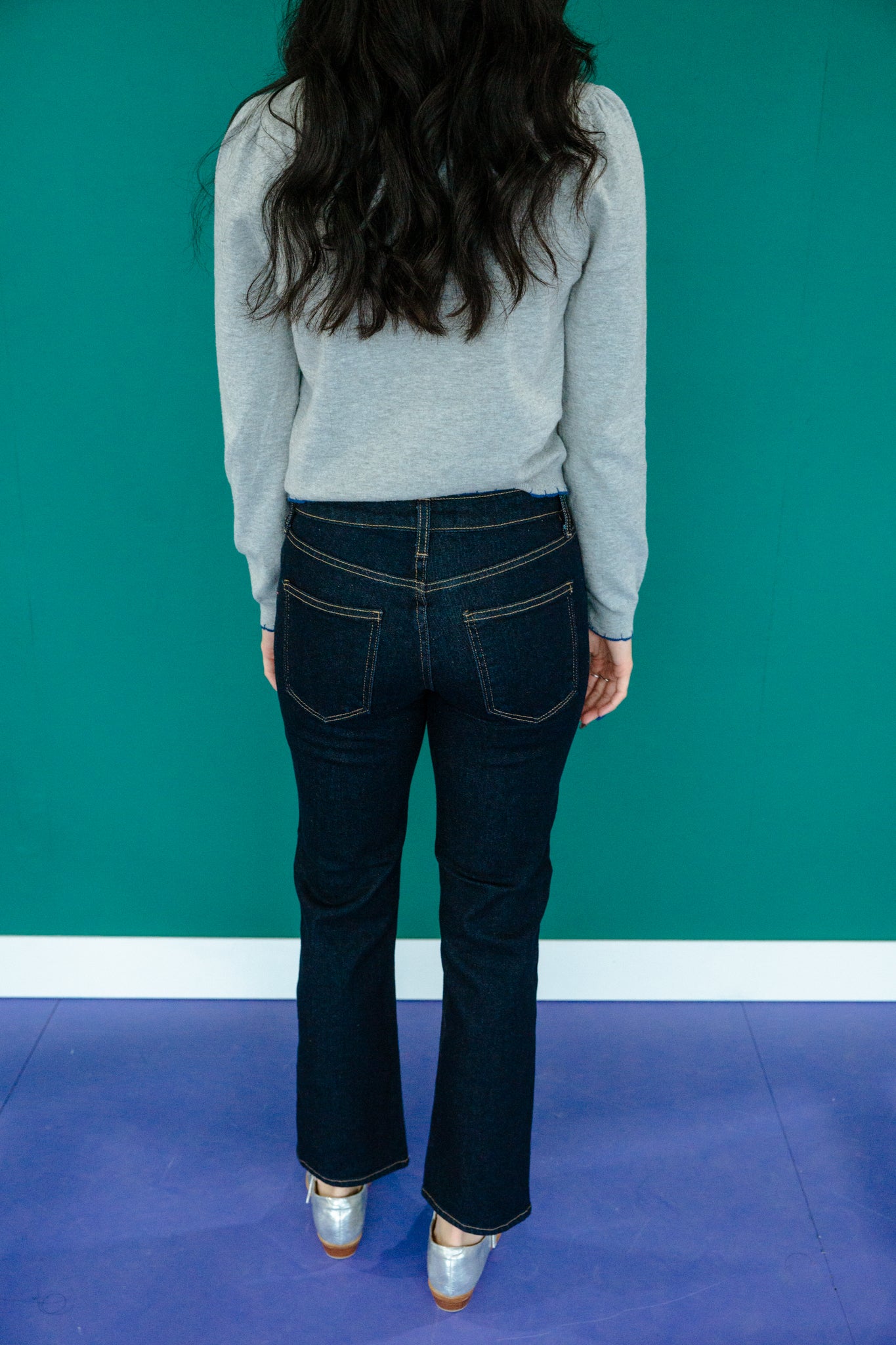 Miller Mid Rise Straight Jeans - Dark Wash