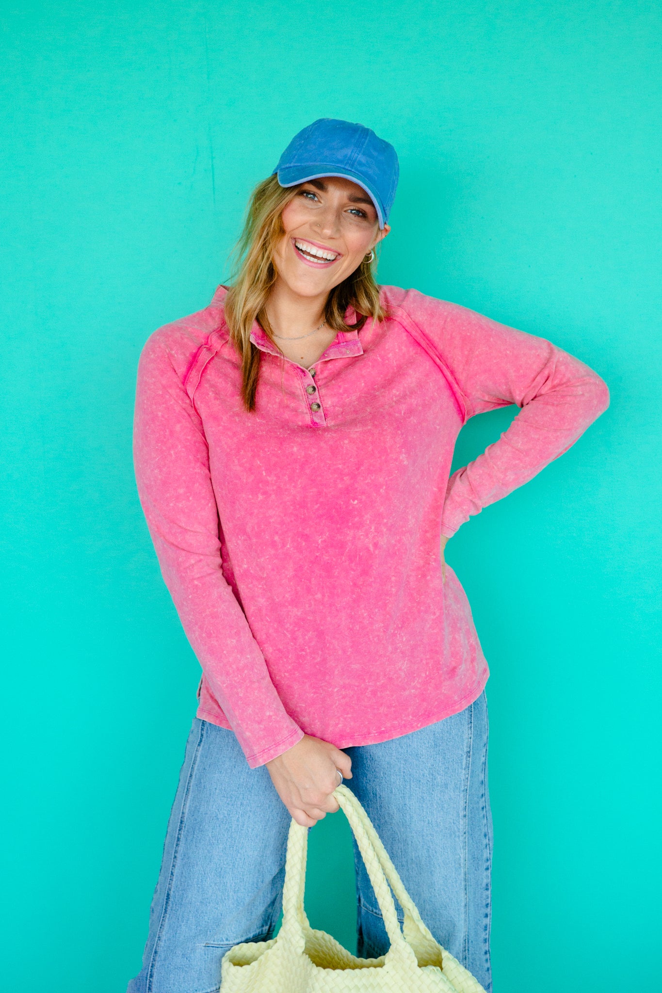 Monica Mineral Wash Long Sleeve