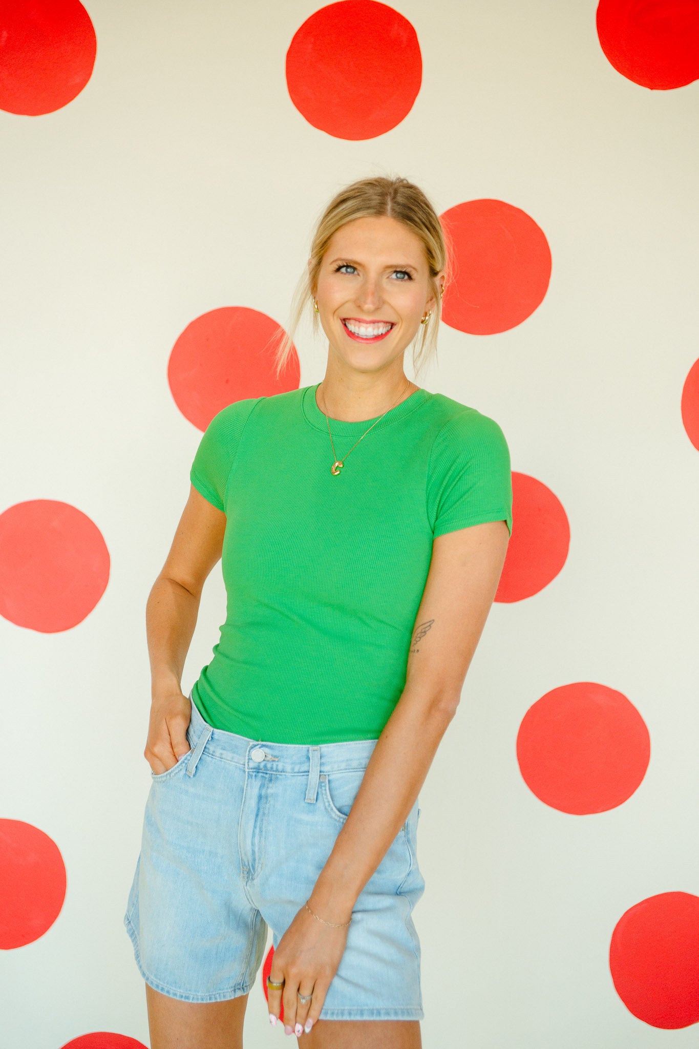 Denver Ribbed Short Sleeve Tee