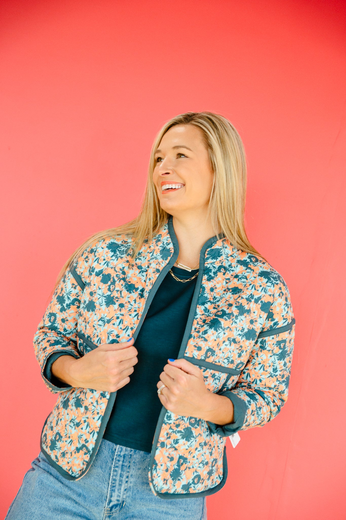 [Ellevate Basics] Clare Reversible Quilted Jacket