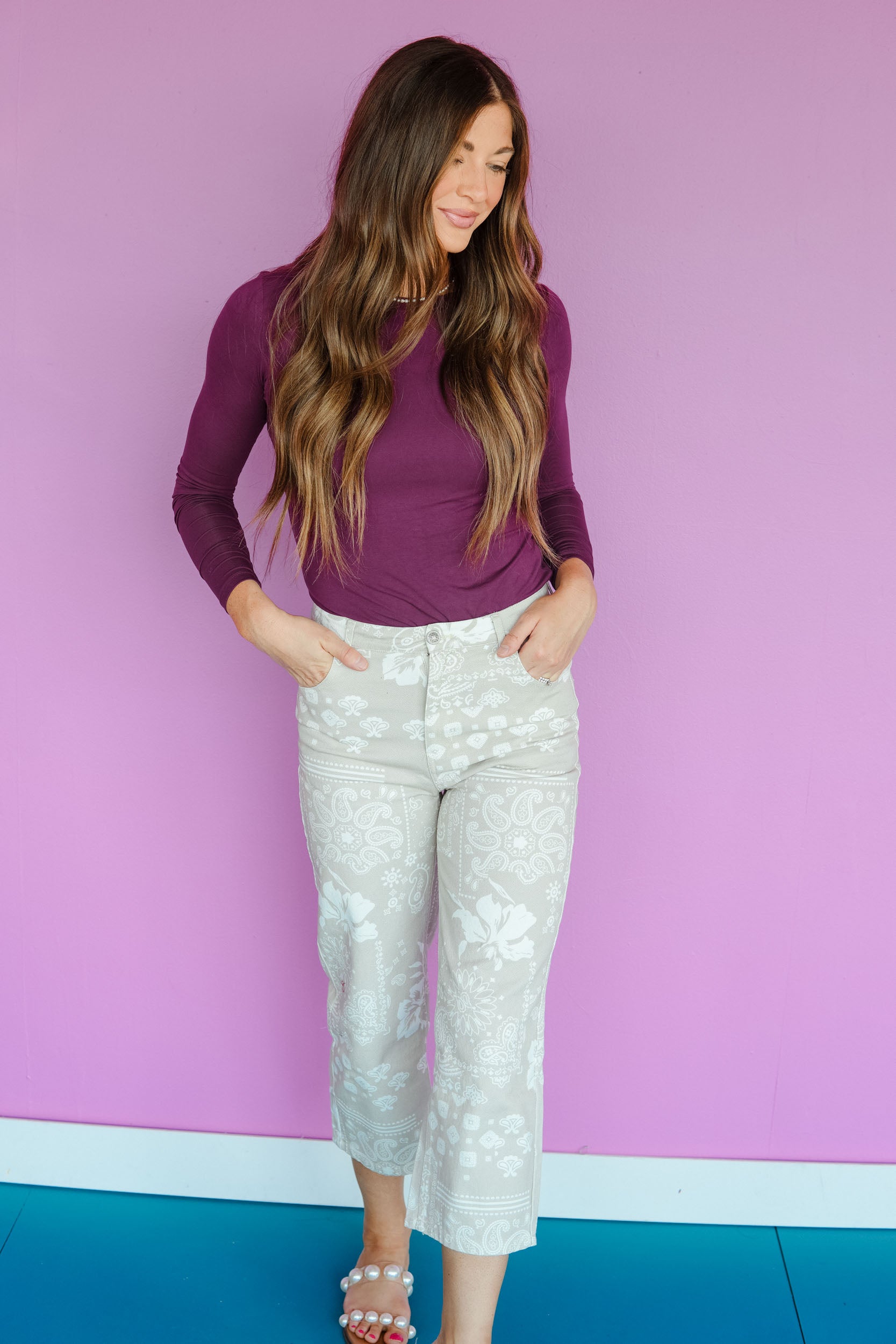 [Ellevate Basic] Mary Basic Long Sleeve Tee