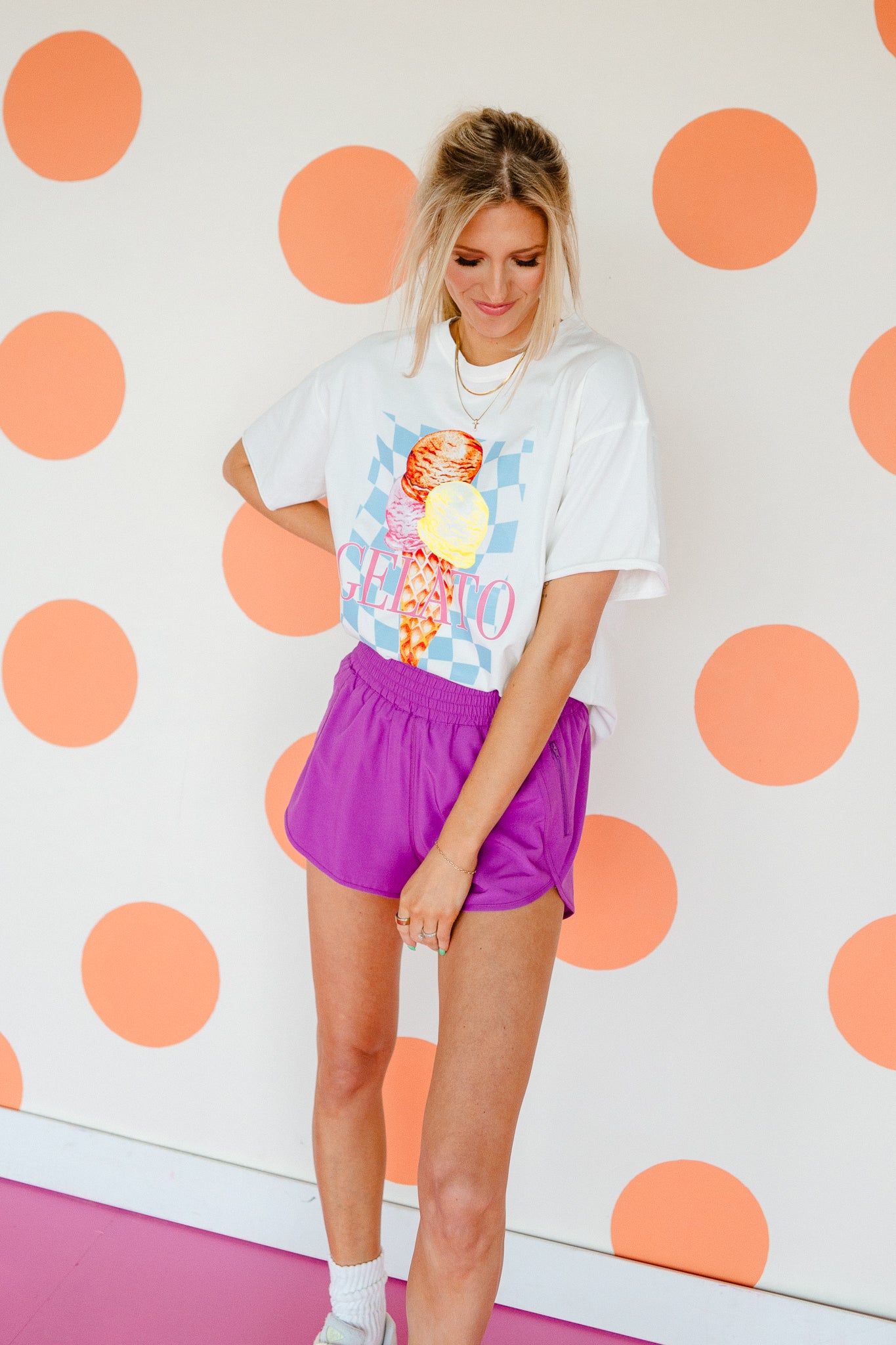 Gelato Graphic Tee - Soft White