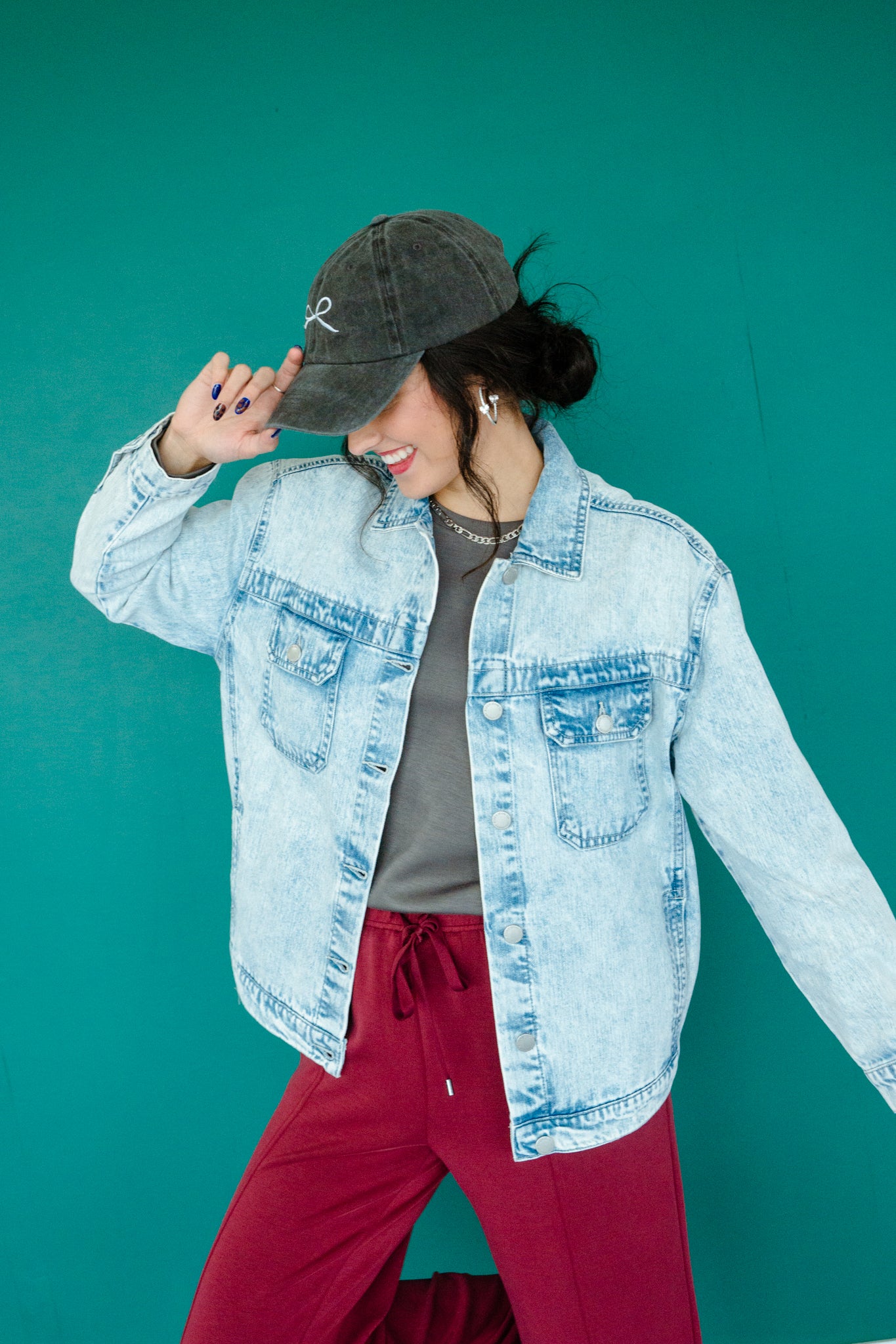 Casey Denim Jacket - Light Acid Wash