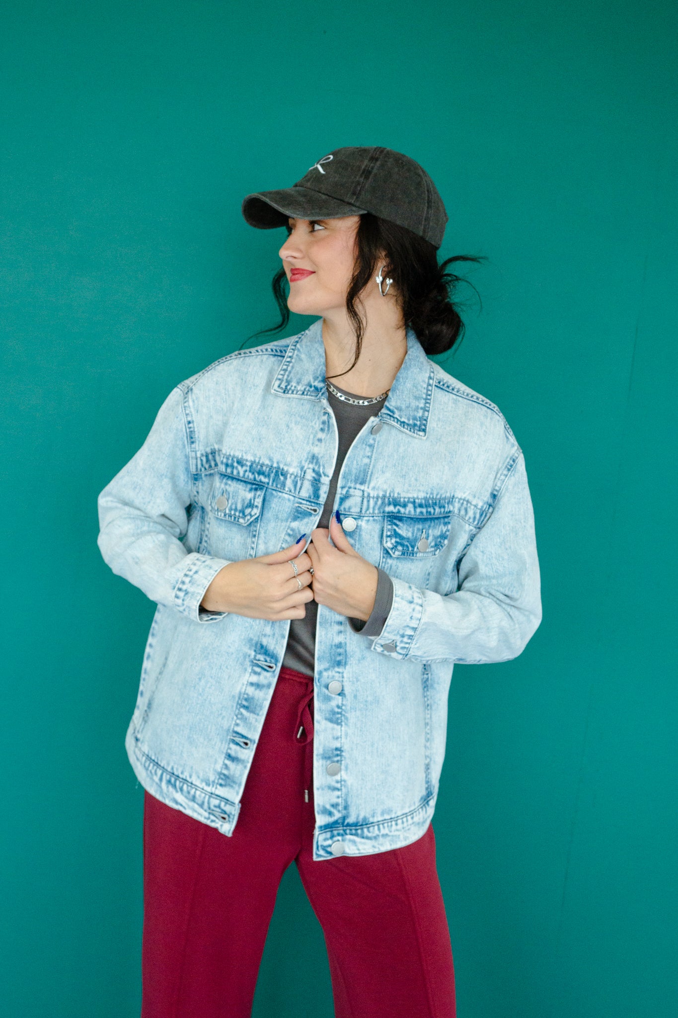 Casey Denim Jacket - Light Acid Wash