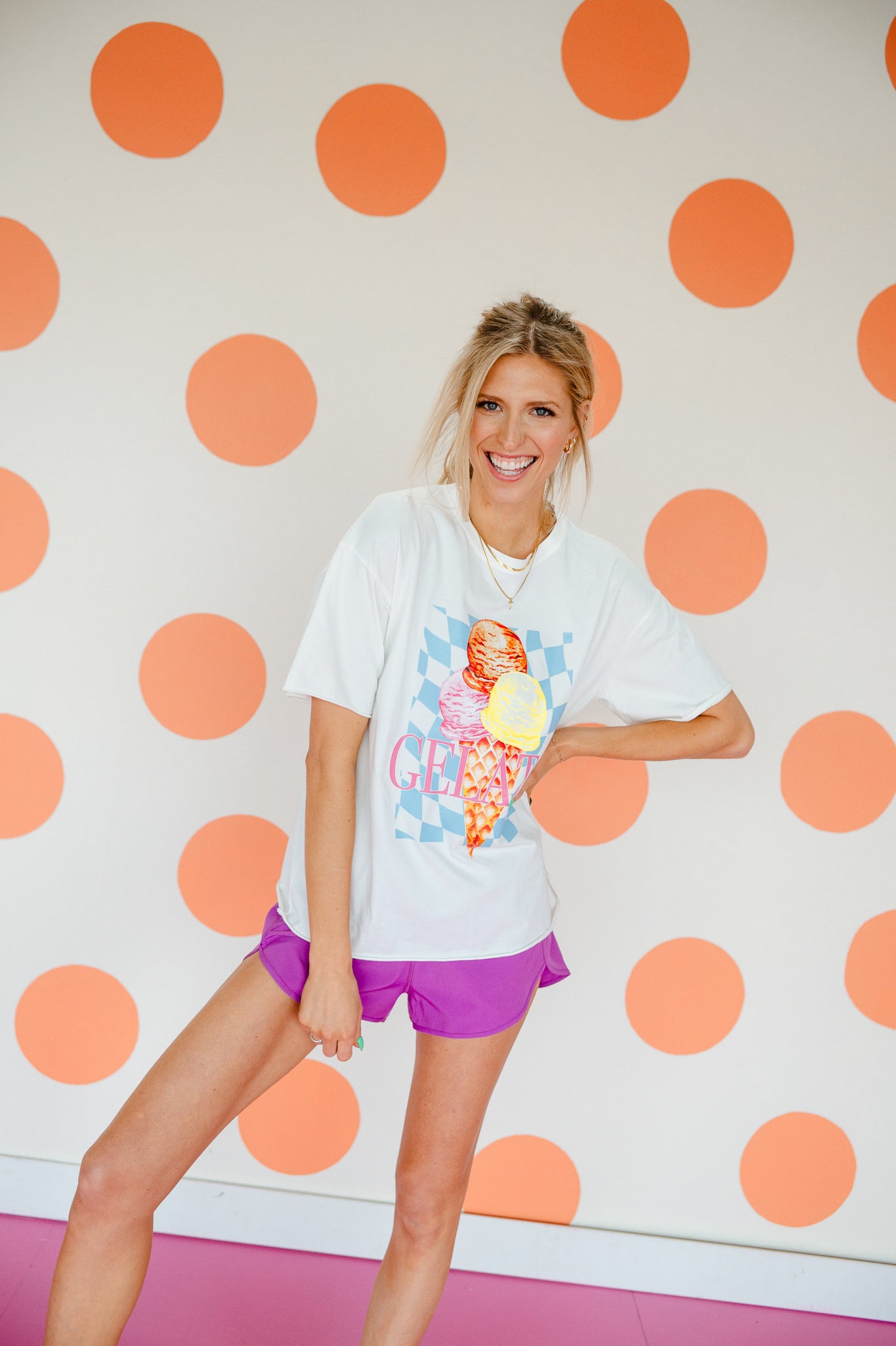 Gelato Graphic Tee - Soft White