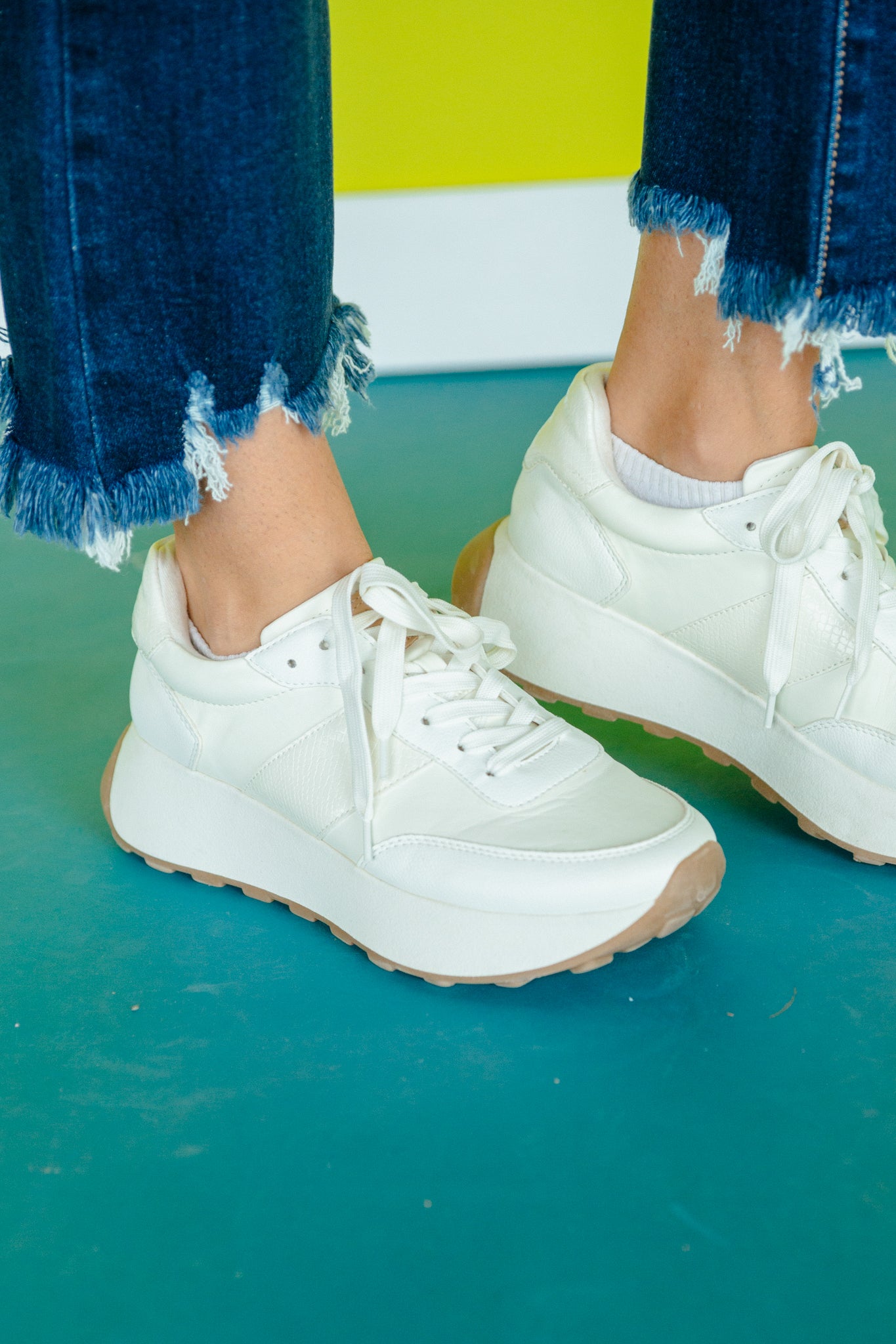 Hannah Sneaker - Cream