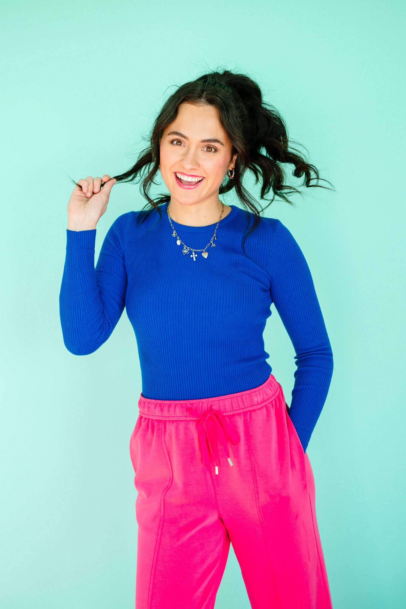 Kenzie Ribbed Sweater Top