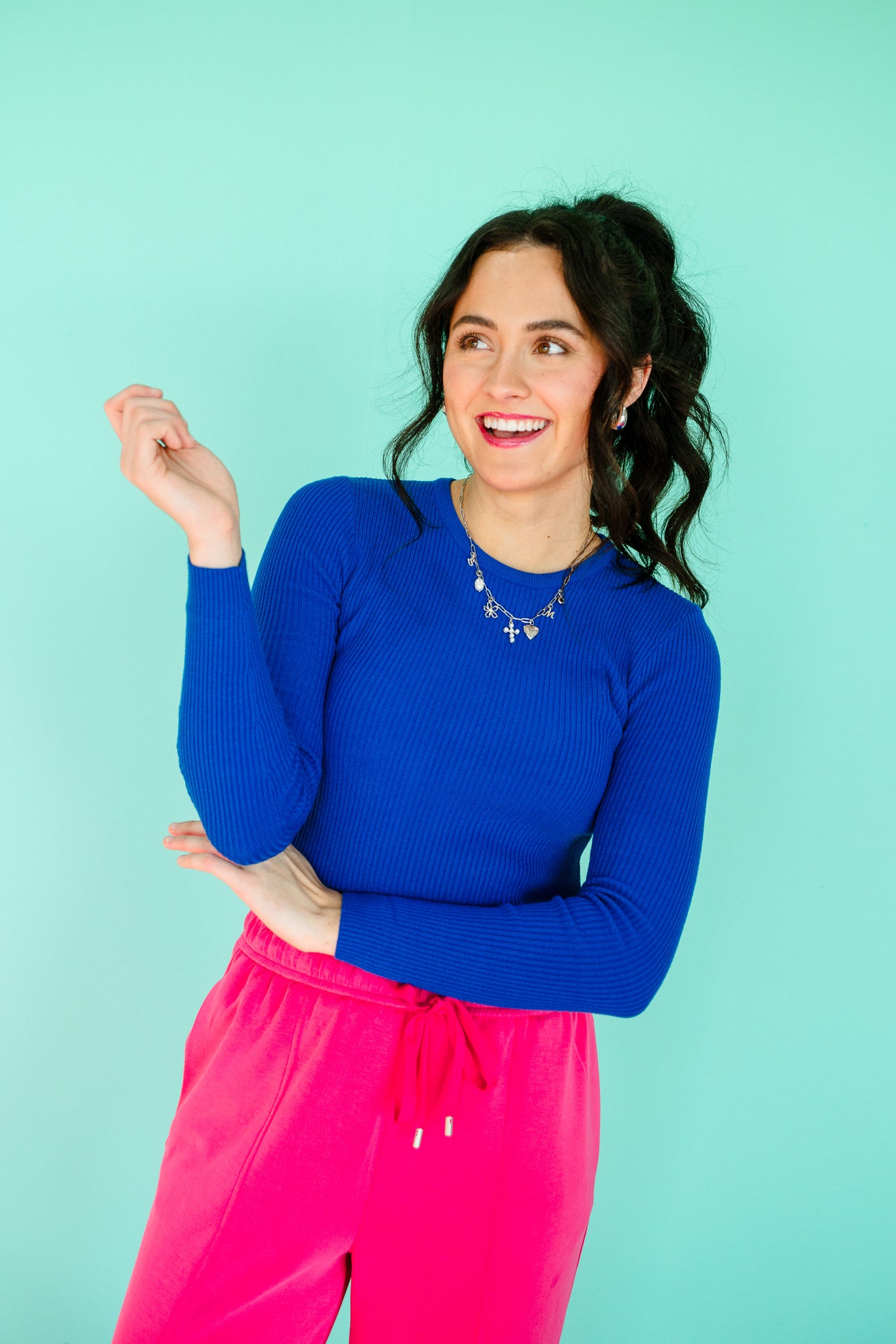 Kenzie Ribbed Sweater Top