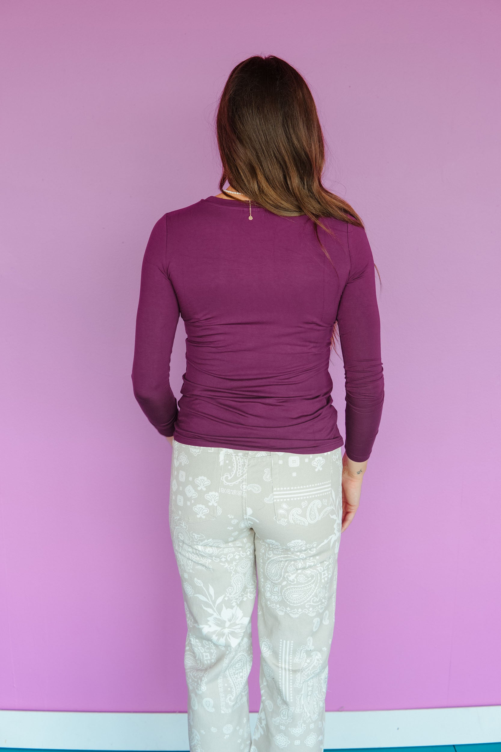 [Ellevate Basic] Mary Basic Long Sleeve Tee