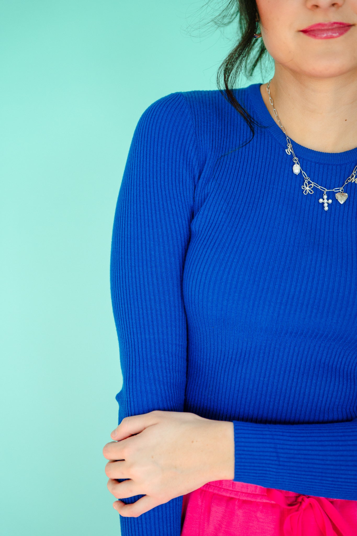 Kenzie Ribbed Sweater Top