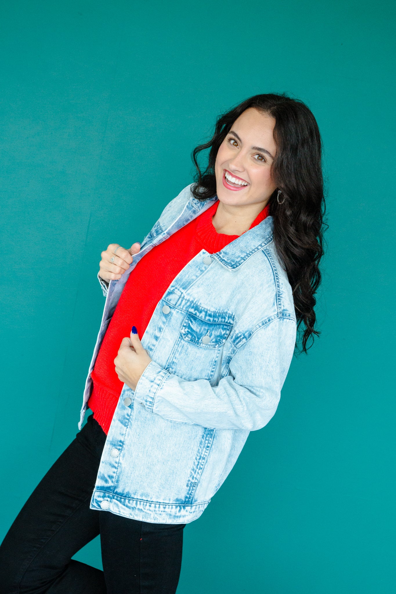 Casey Denim Jacket - Light Acid Wash